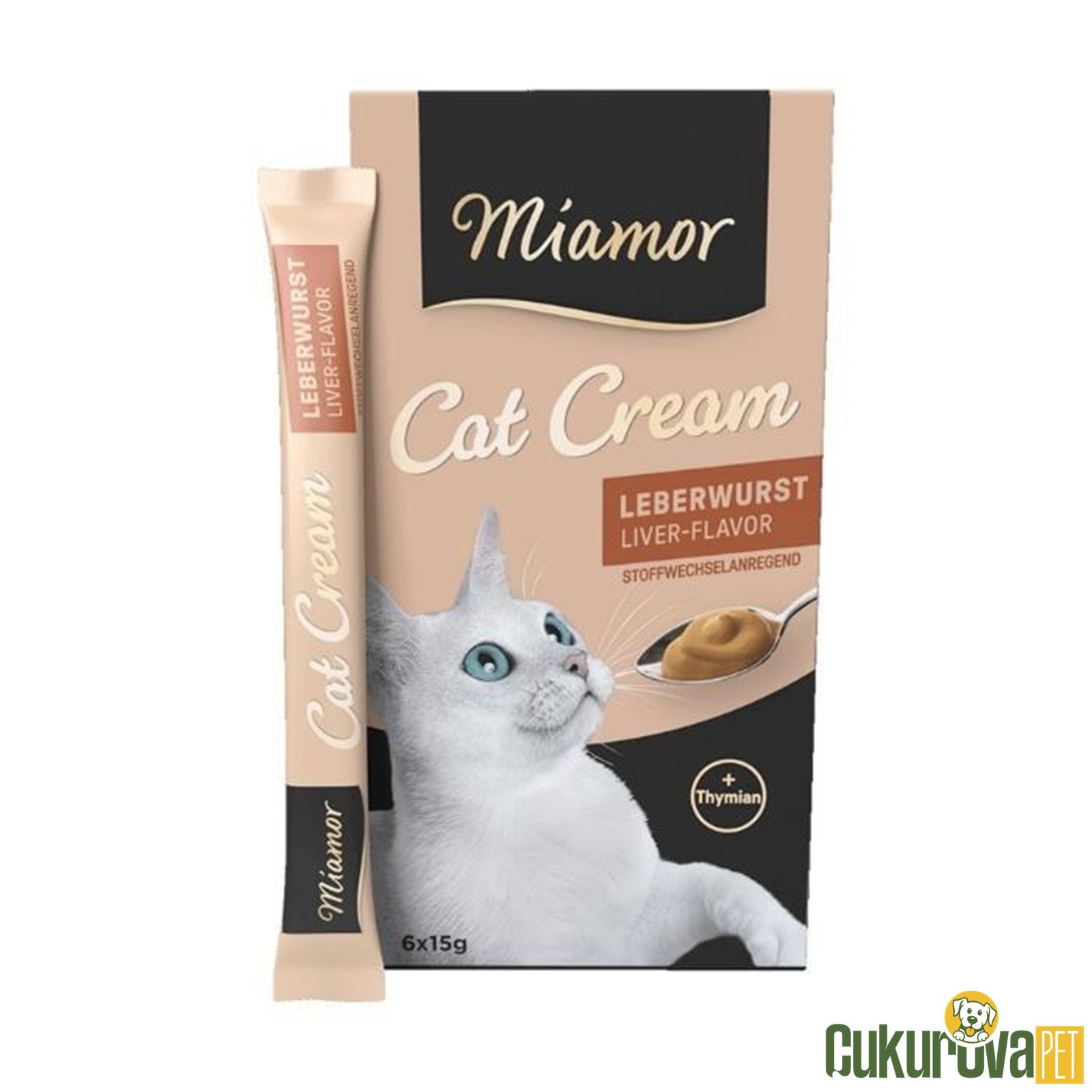 Miamor Cream Ciğerli Kedi Ödülü 6 x 15 Gr