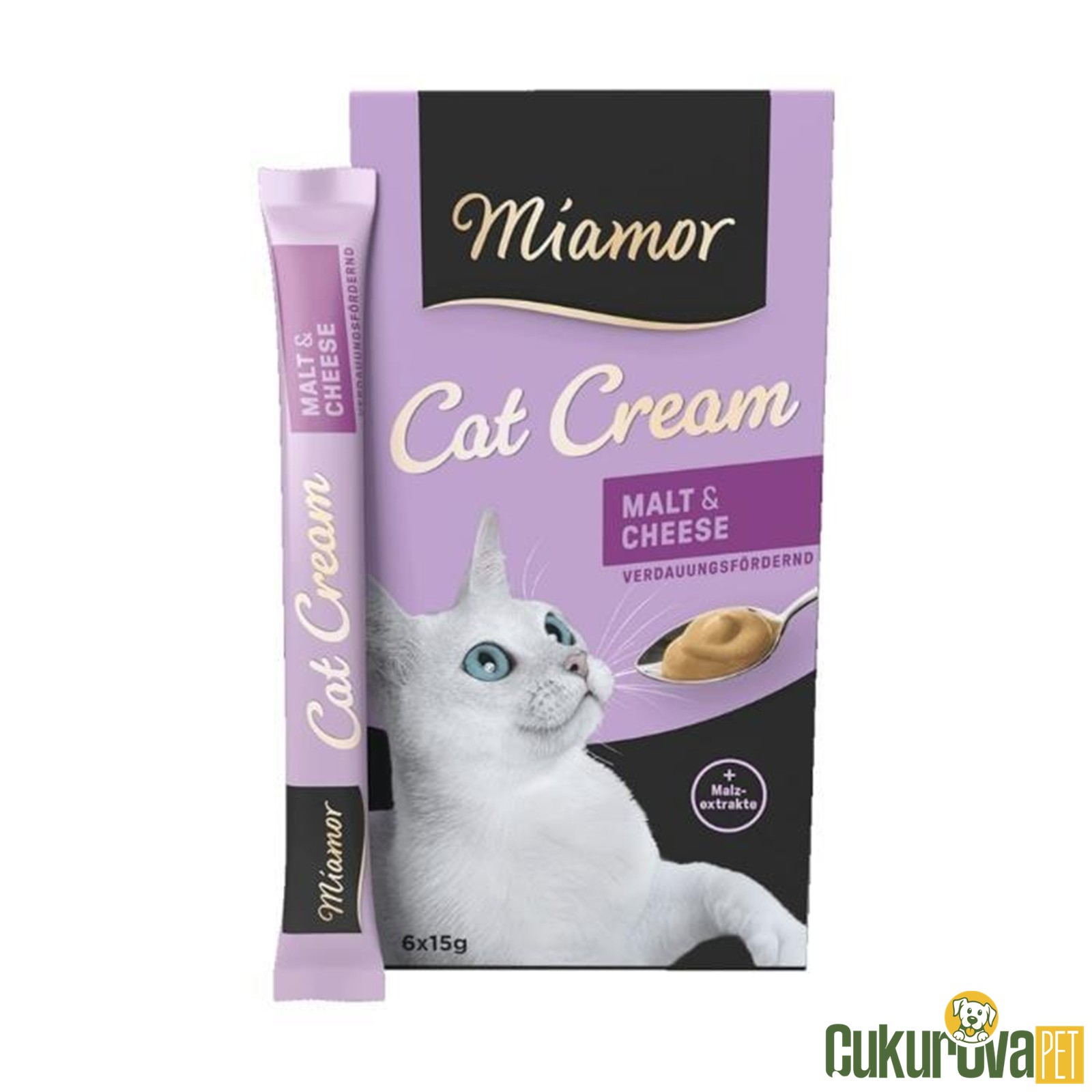 Miamor Cream Malt Peynir Kedi Ödülü 6 x 15 Gr