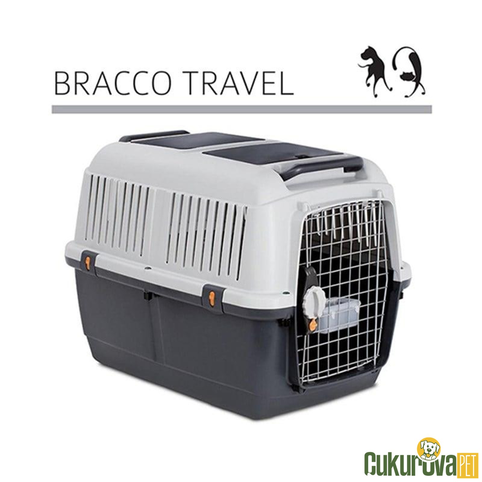Mp Bergamo Bracco Travel 5 Köpek Taşıma Kutusu 81 x 60 x 61.5 Cm
