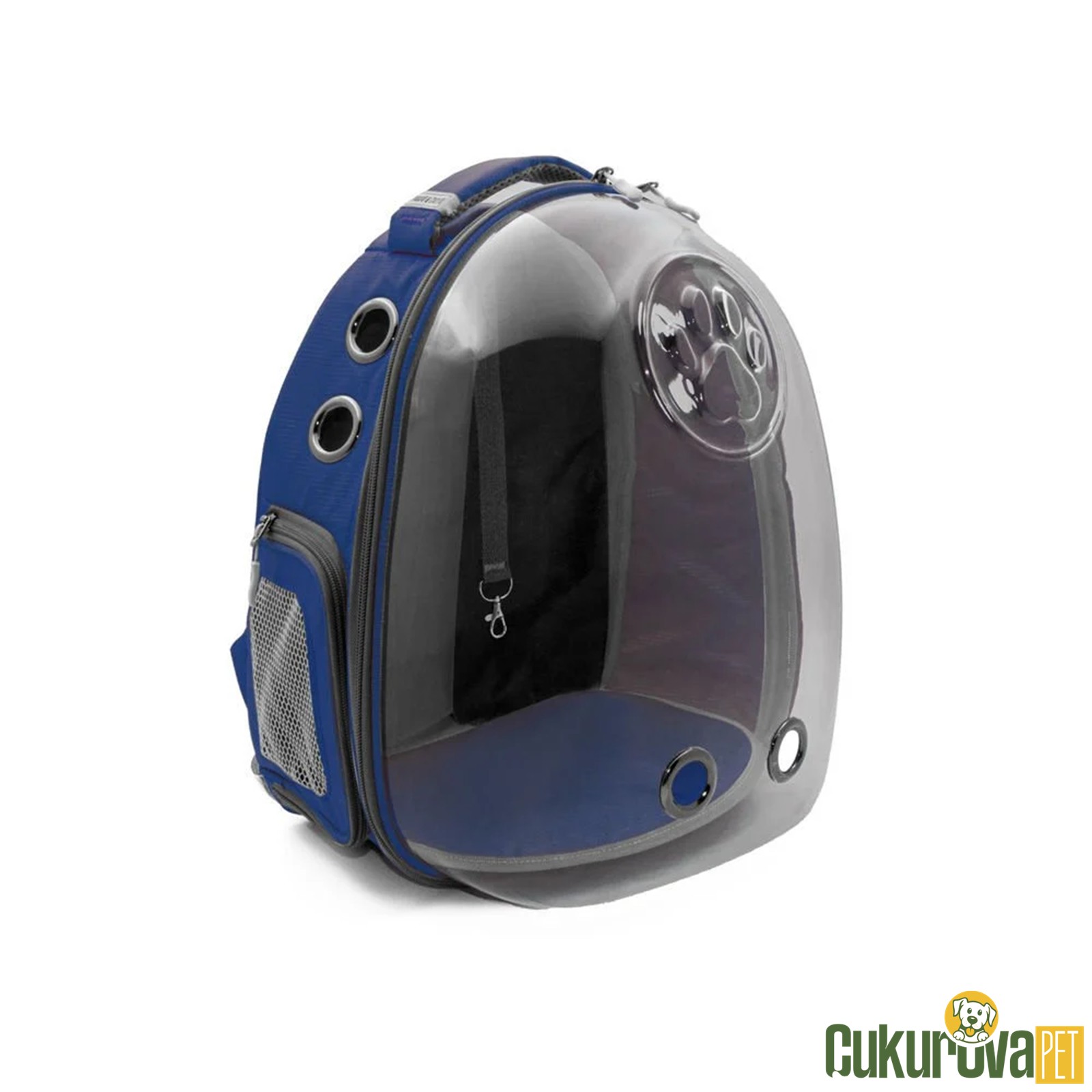 Cattie Yeni̇ Şeffaf Taşıma Çantası Laci̇vert - 25 x 30 x 40 Cm