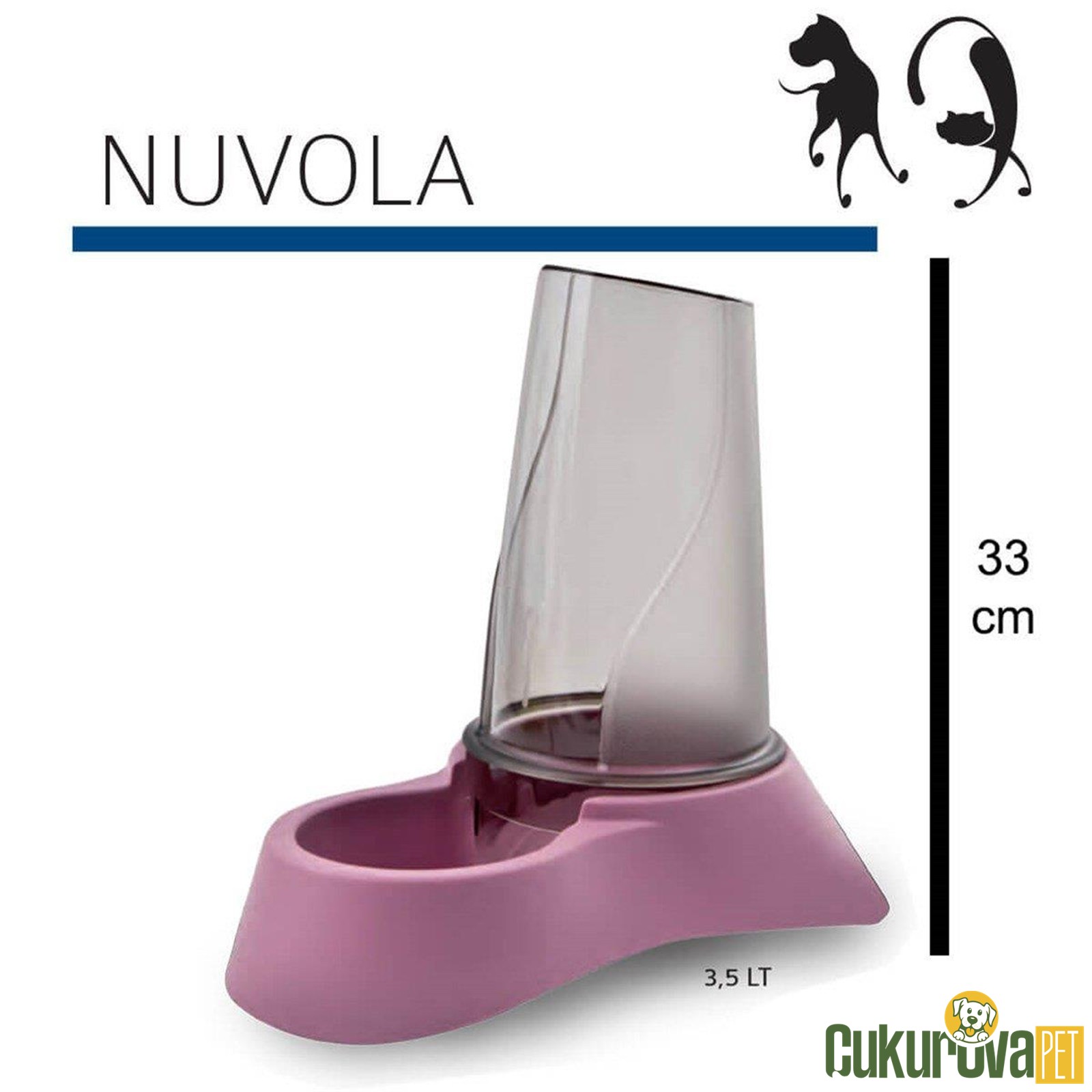Nuvola Mama Ve Su Kabi Hazneli Beyaz 33 Cm - 3.5 L