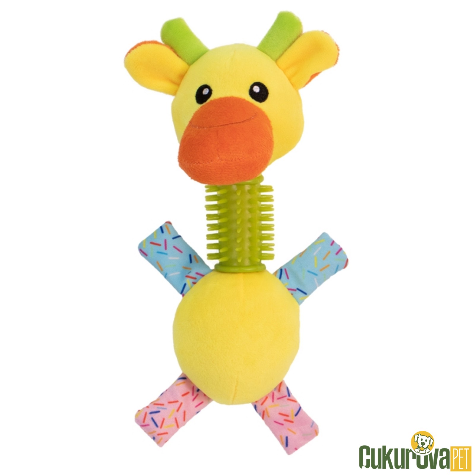 Eastland Lastik Halkalı Öten Peluş Geyi̇k 21 Cm