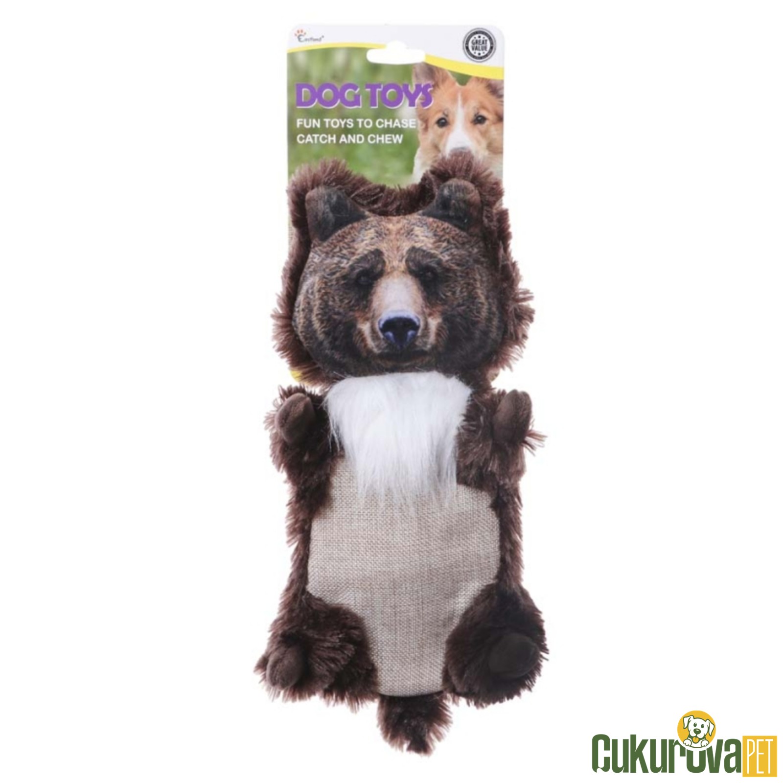 Eastland Öten Peluş Ayı Köpek Oyuncağı 28 Cm