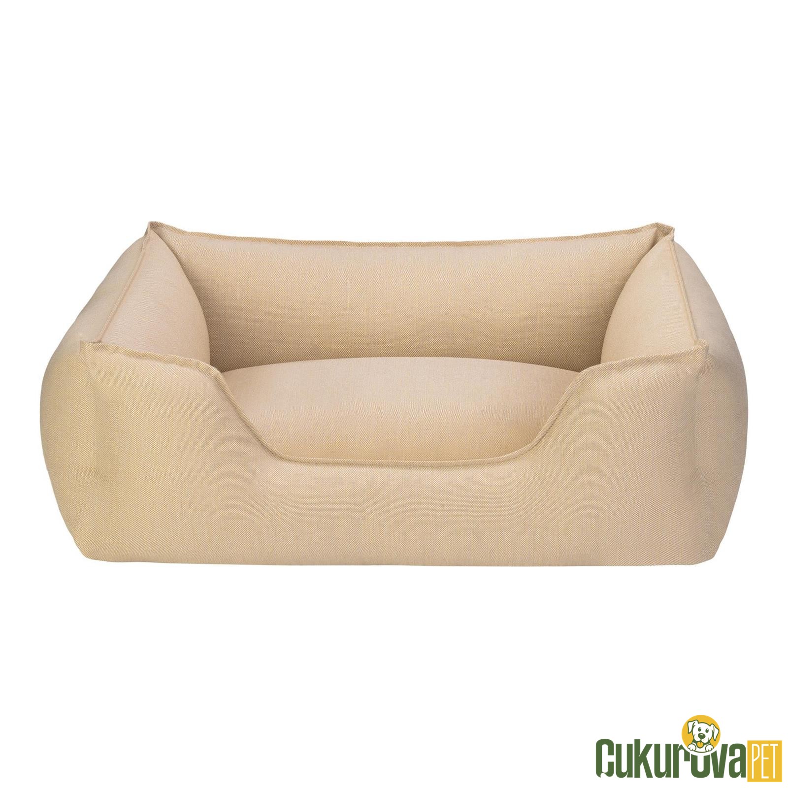 Pet Comfort Alpha Zeugma Açık Sari Kedi̇ & Köpek Yatağı M - 80 x 65 Cm