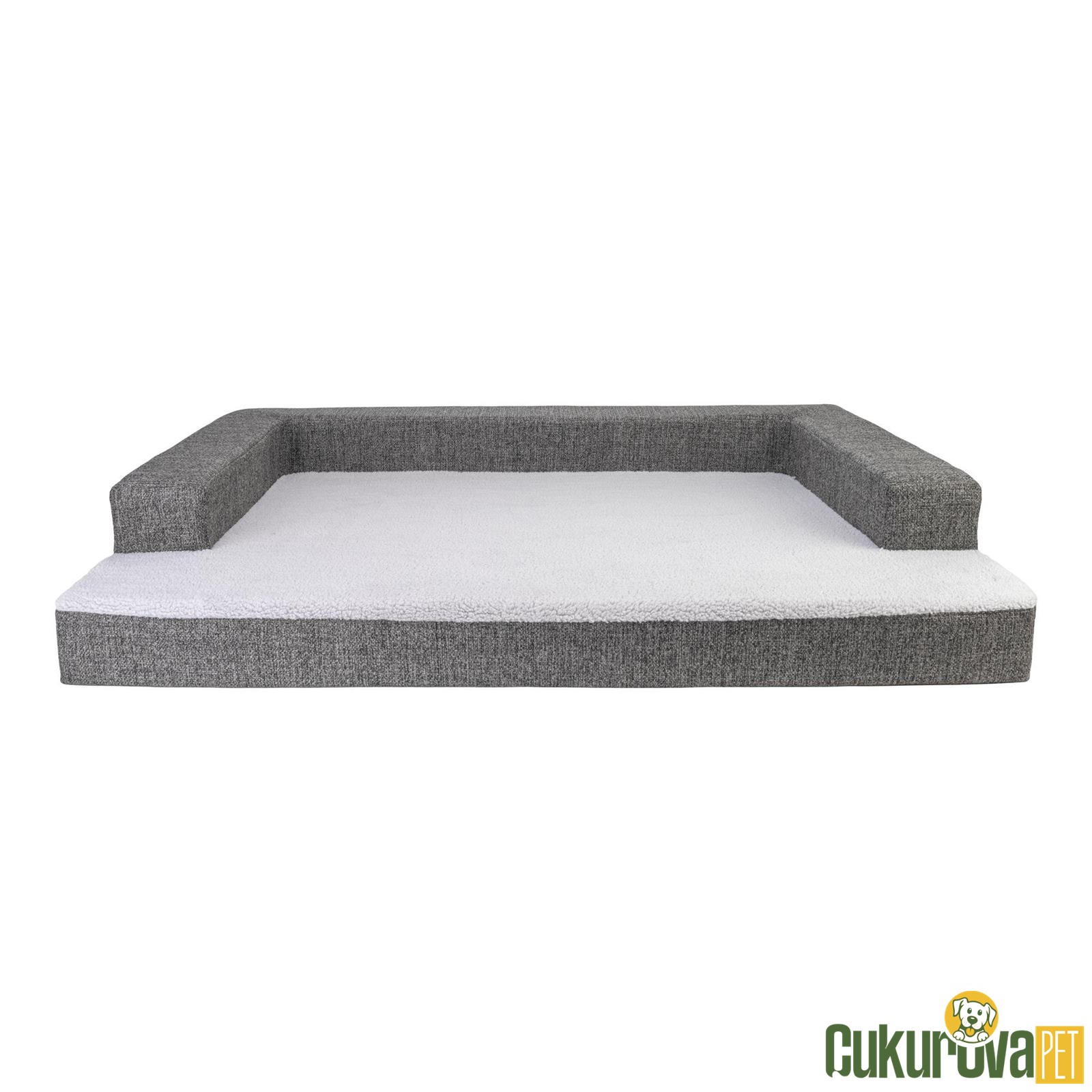 Pet Comfort Gloria Sofa Orthopedik Kedi̇ & Köpek Yatağı Antrasi̇t - 120 x 80 x 10 Cm