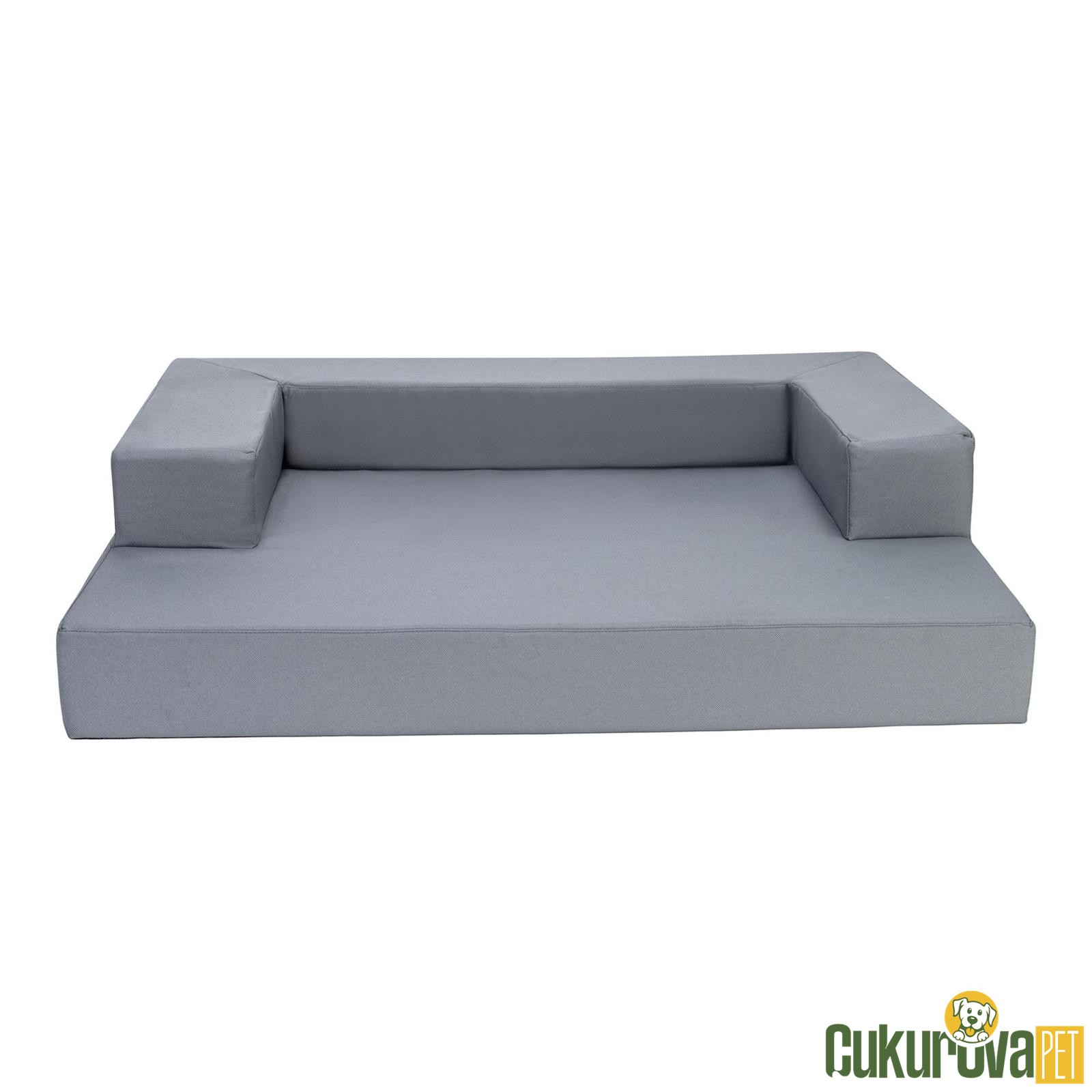 Pet Comfort Gloria Sofa Orthopedik Su Geçi̇rmez Kedi̇ & Köpek Yatağı Gri̇ - 70 x 53 x 8 Cm