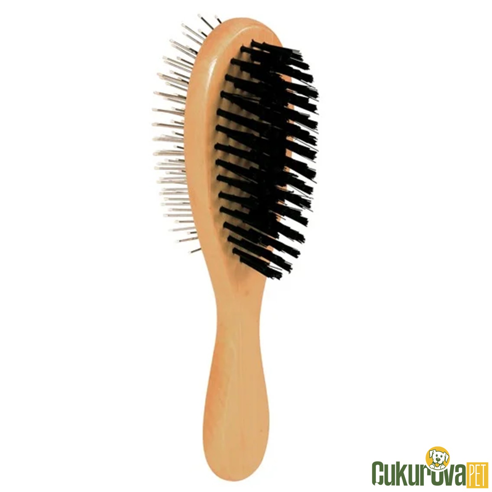 Trixie Köpek Çi̇ft Taraflı Tahta Fırça S - 5 x 22 Cm