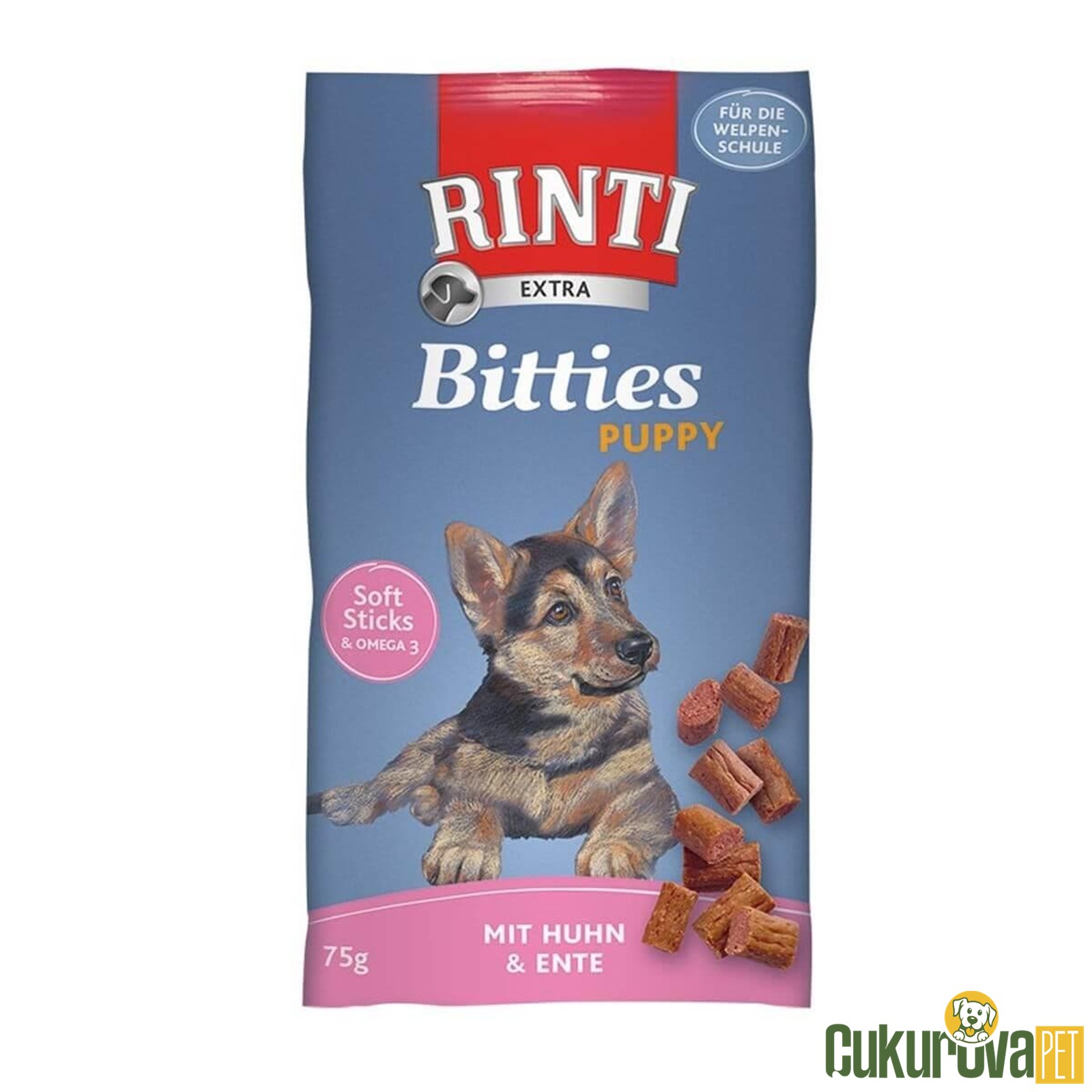Rinti Bitties Puppy Tavuklu Ve Ördek Etli Yavru Köpek Ödül Maması 75 Gr