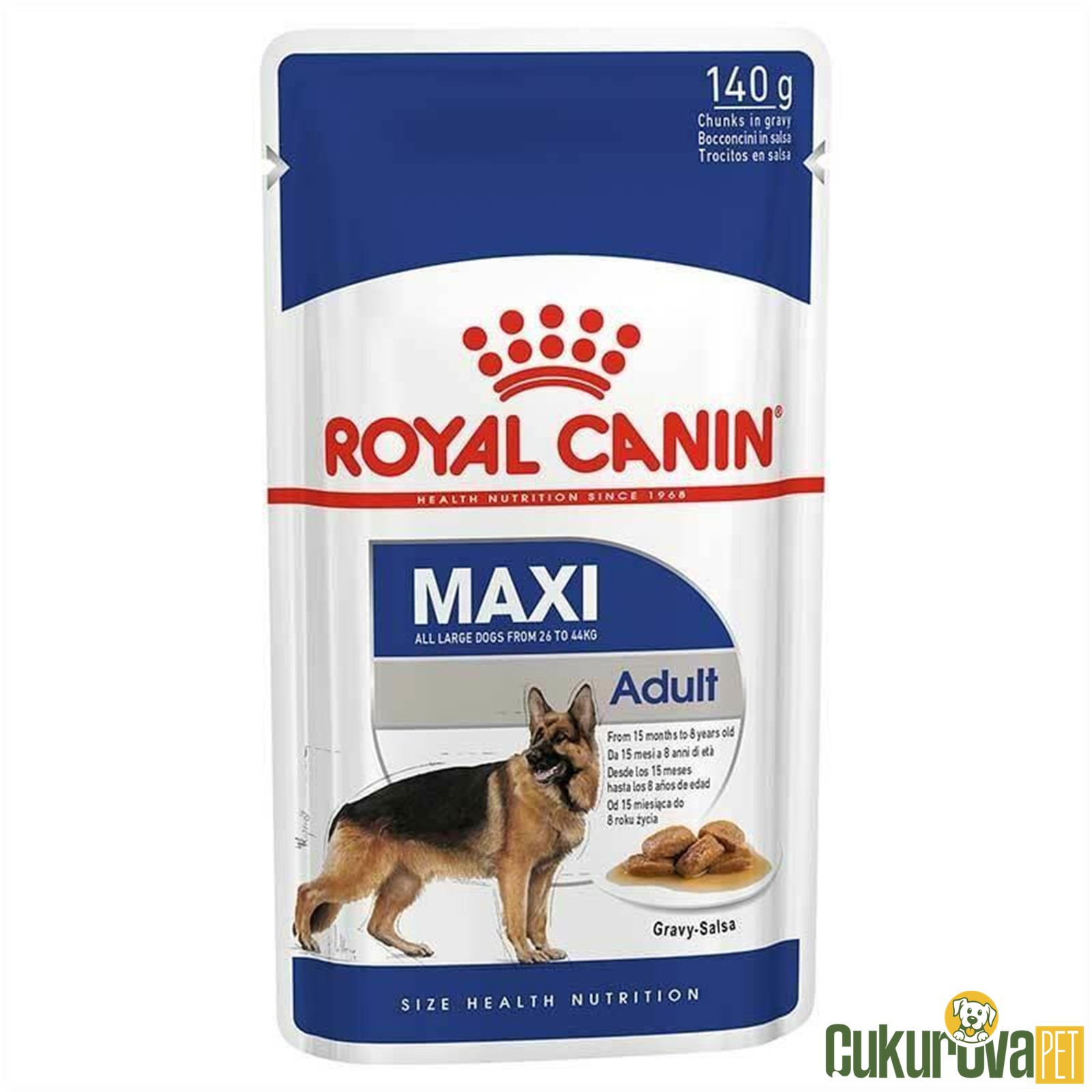Royal Canin Maxi Adult Köpek Pouch Yaş Maması - 140 Gr