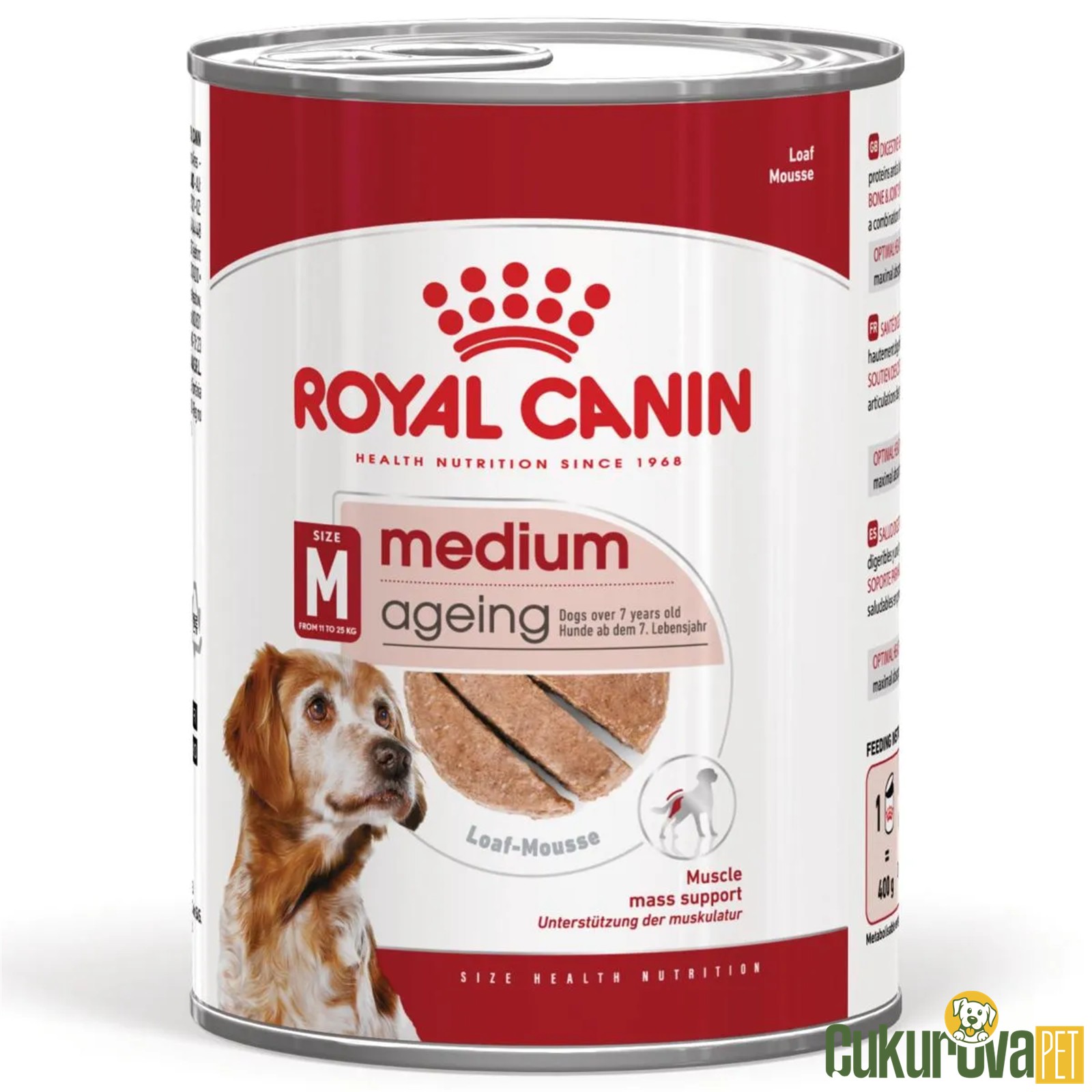 Royal Canin Medium Ageing Loaf Mousse Yetişki̇n Köpek Yaş Maması 410 Gr