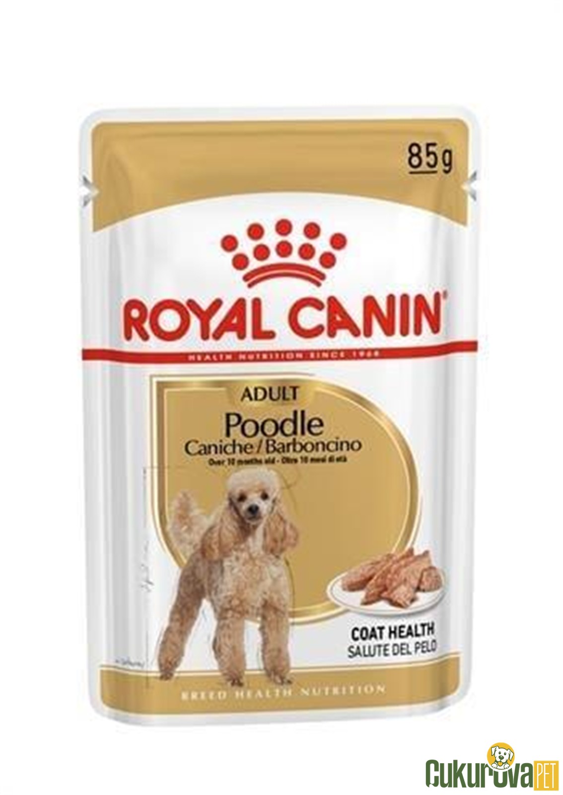 Royal Canin Adult Poodle Caniche Tüy Sağlığı Destekleyici Yetişkin Köpek Yaş Maması 85 Gr