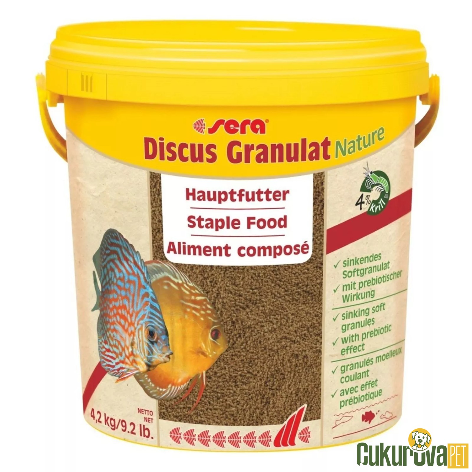 Sera Dıscus Granulat Nature Granül Yem 10 L - 4.2 Kg