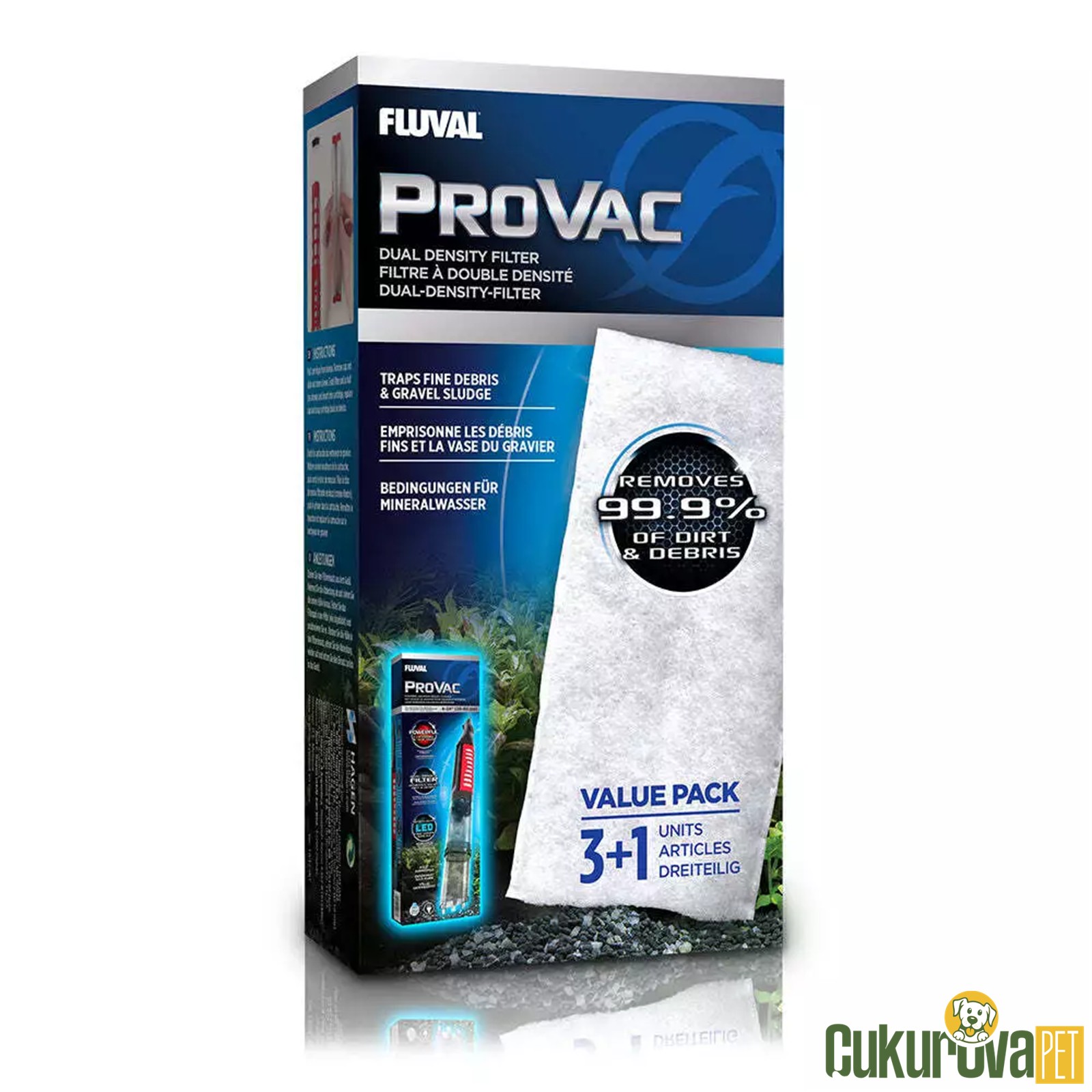 Fluval Aqua Pro Vac Kartuş 2'li̇