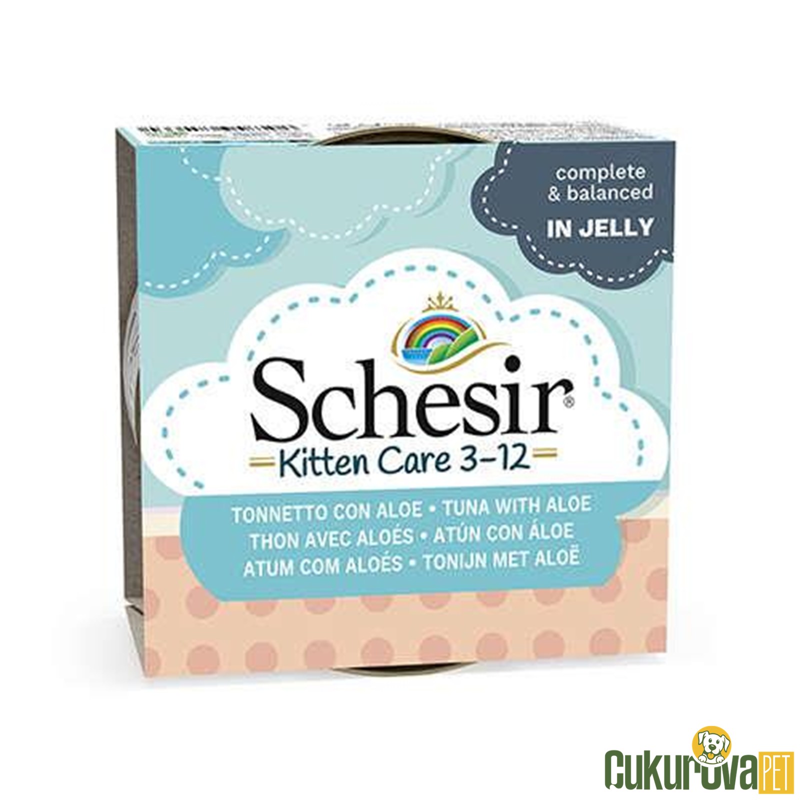 Schesir Ton Balıklı Aloe Veralı Yavru Kedi̇ Konservesi̇ 85 Gr