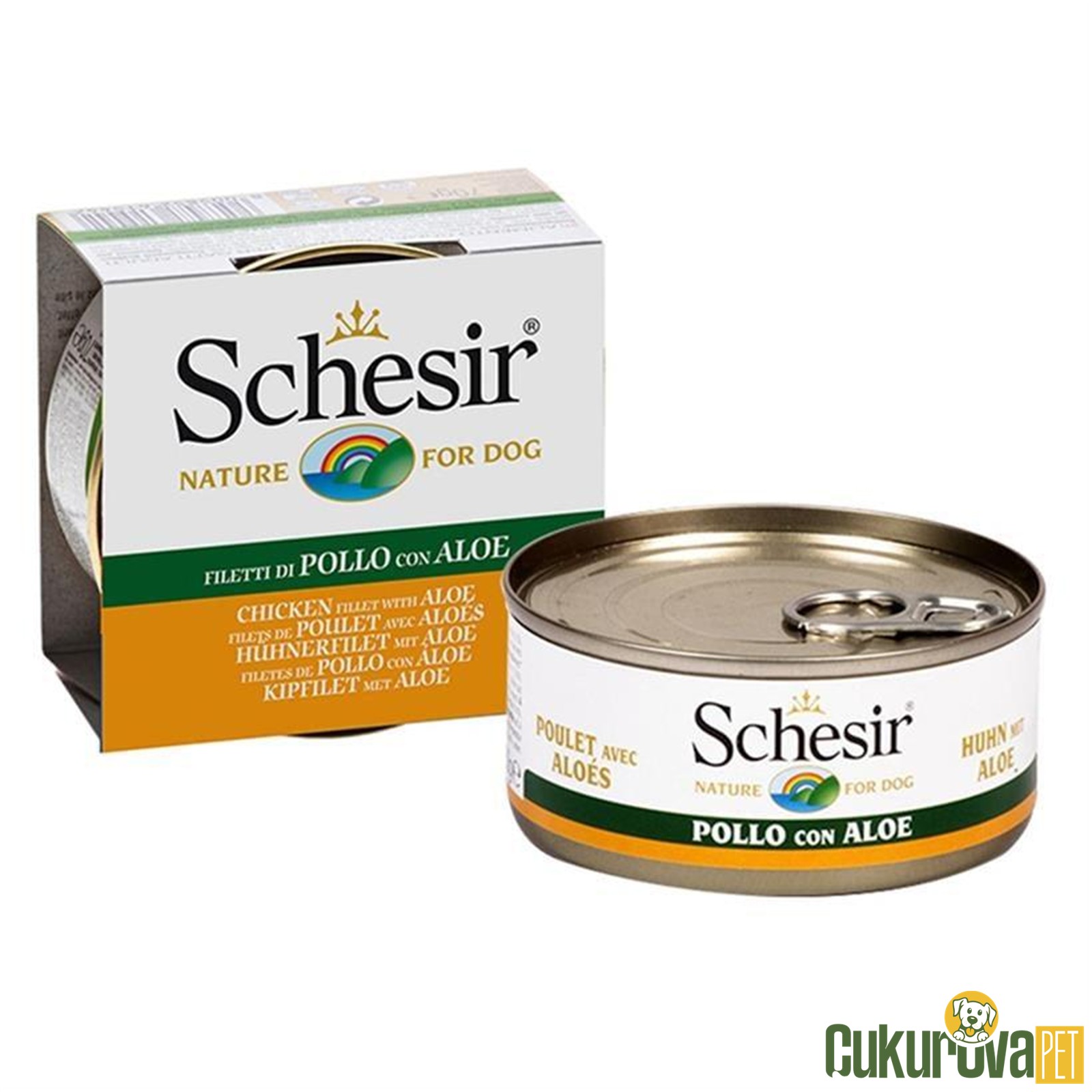Schesir Jöle İçi̇nde Tavuklu Ve Aloe Veralı Yavru Köpek Konservesi̇ - 150 Gr