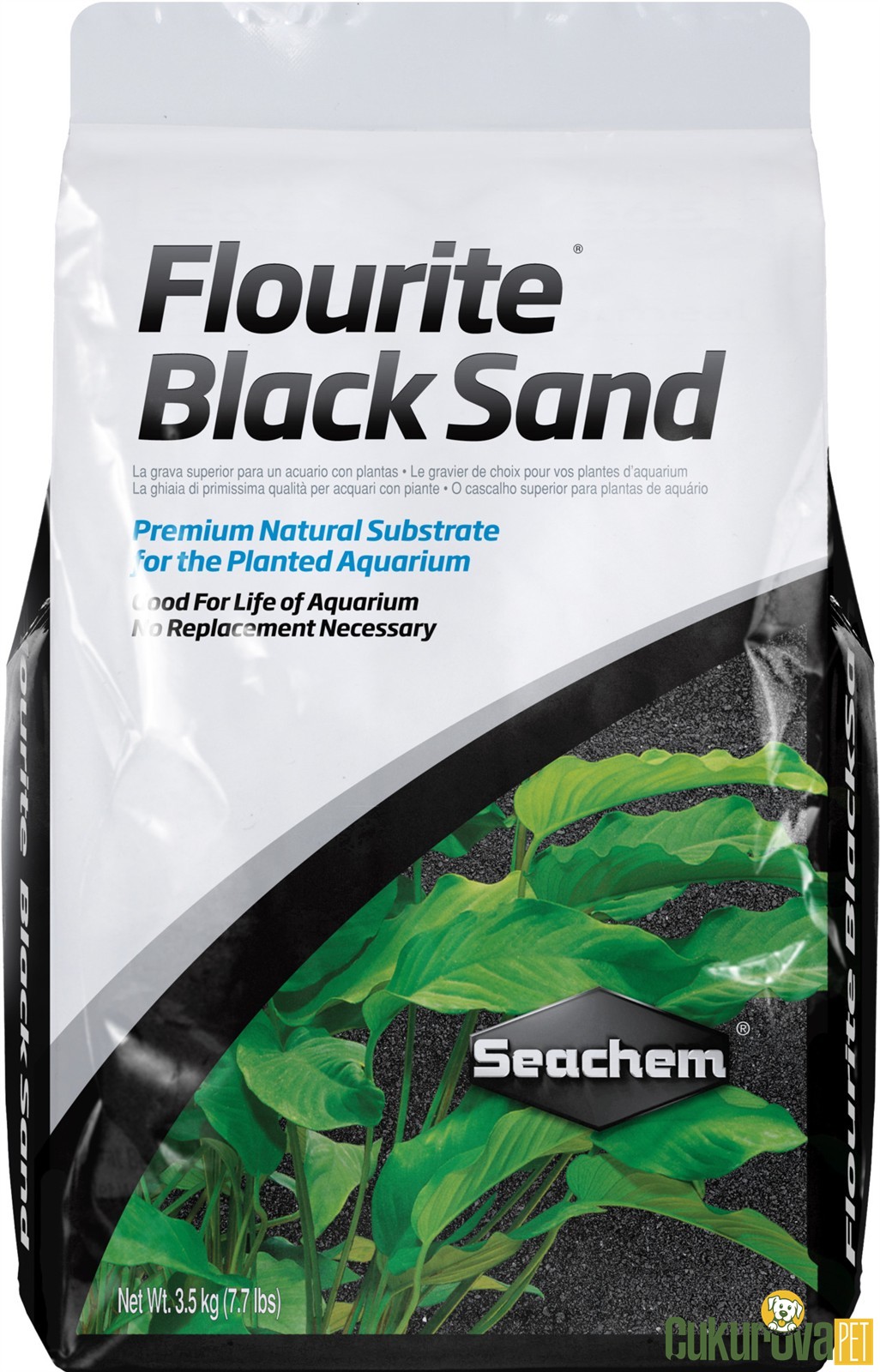 Seachem Flourite Black Sand Bitki Kumu Siyah 0.5 - 1 Mm / 7 Kg