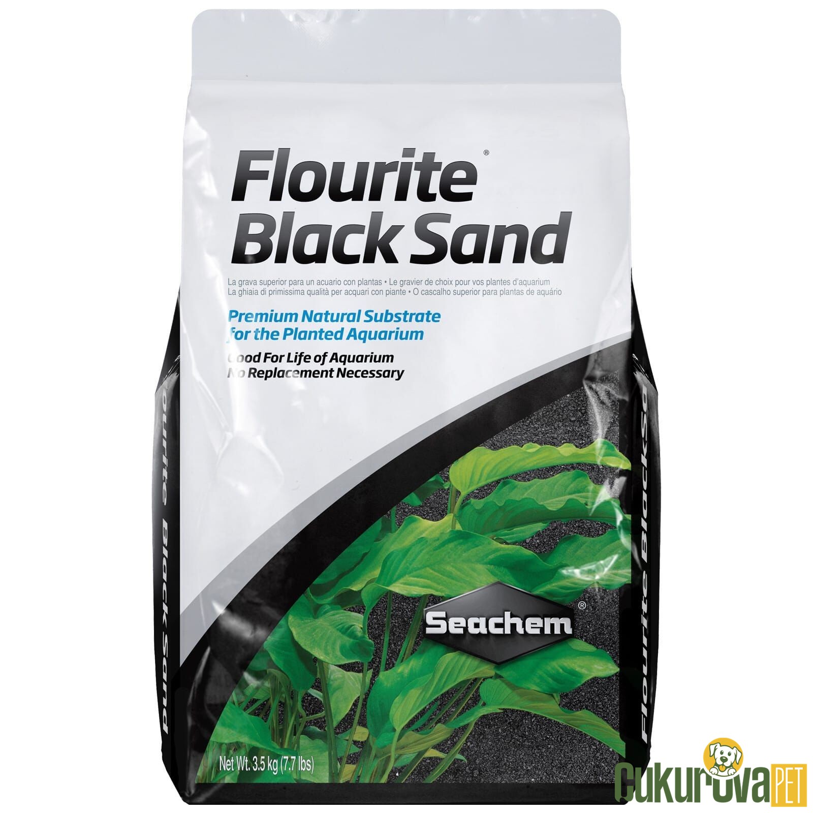 Seachem Flourite Black Sand Siyah 0.5 - 1 Mm / 3.5 Kg