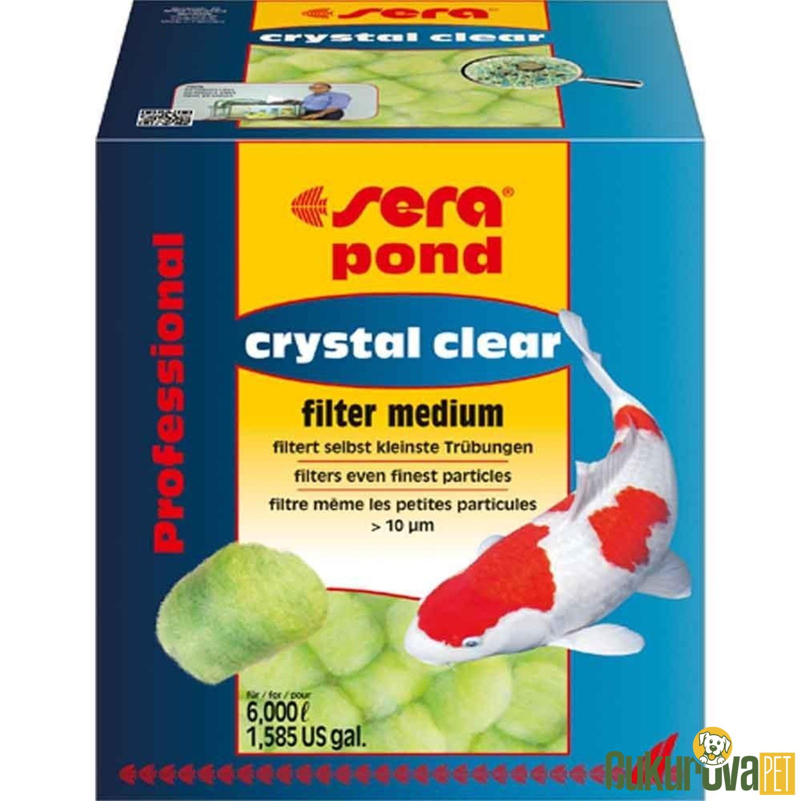 Sera Akvaryum Fi̇ltre Malzemesi̇ Crystal Clear 130 Adet