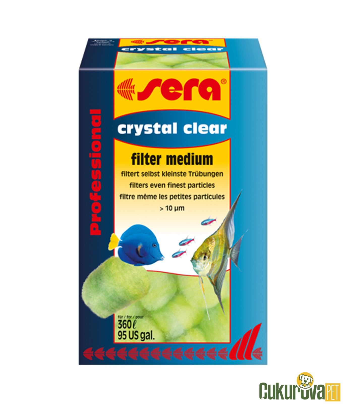 Sera Akvaryum Fi̇ltre Malzemesi̇ Crystal Clear 12 Adet