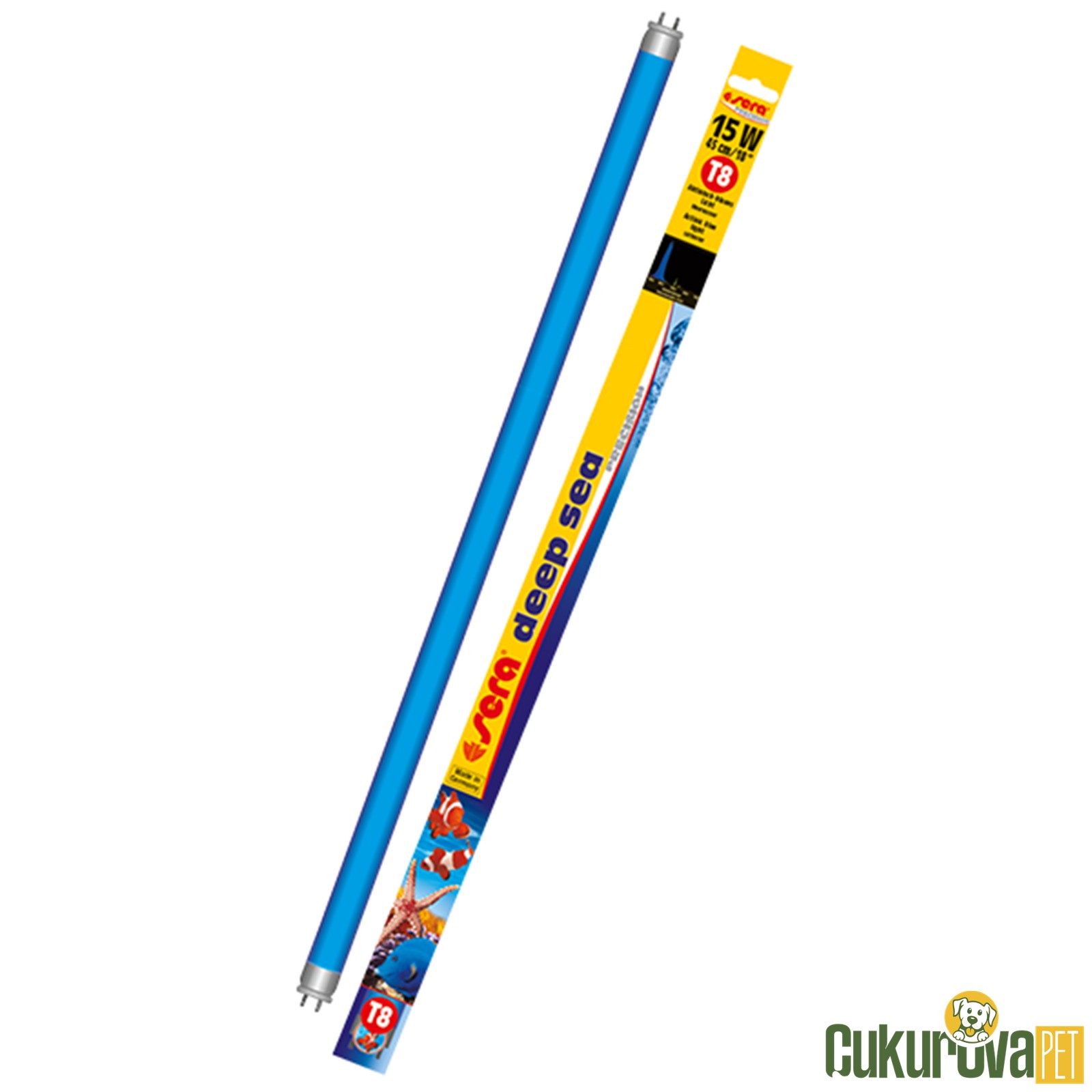 Sera Deep Sea T-8 Akvaryum Aydınlatma Florasanı 20000K - 45 Cm - 18W