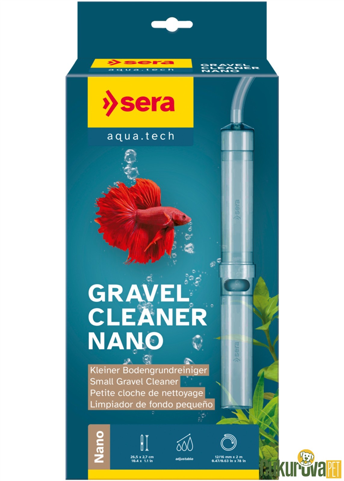 Sera Gravel Cleaner Nano Dip Sifonu 26 Cm