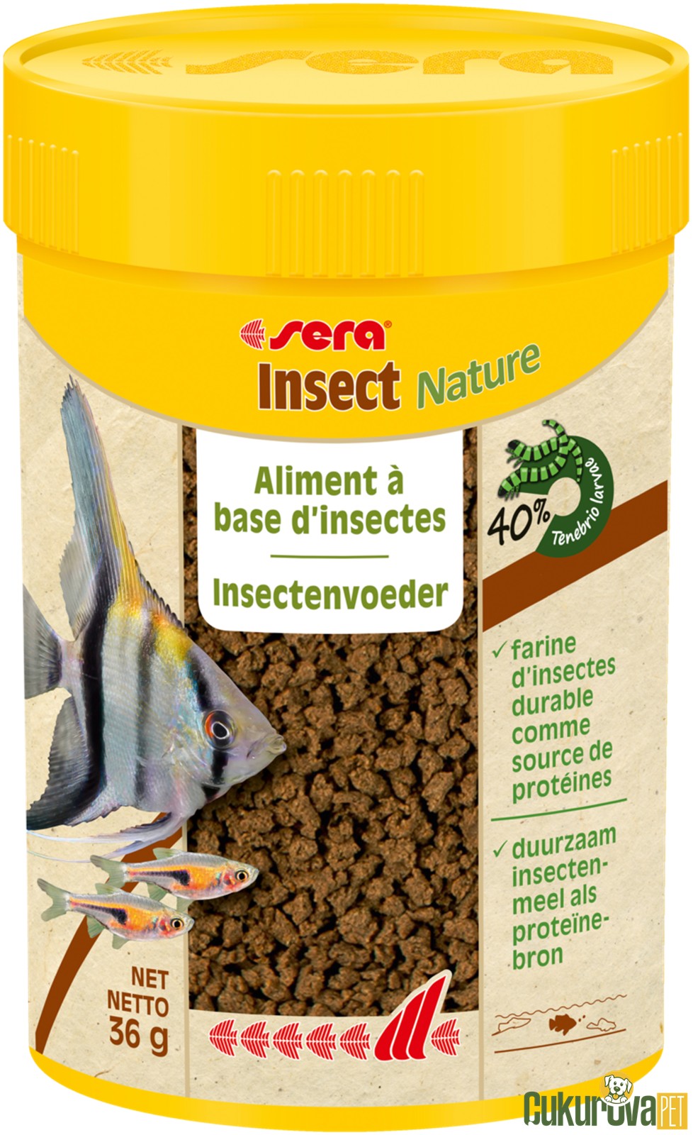 Sera Insect Nature Granül Yem 100 Ml - 36 Gr