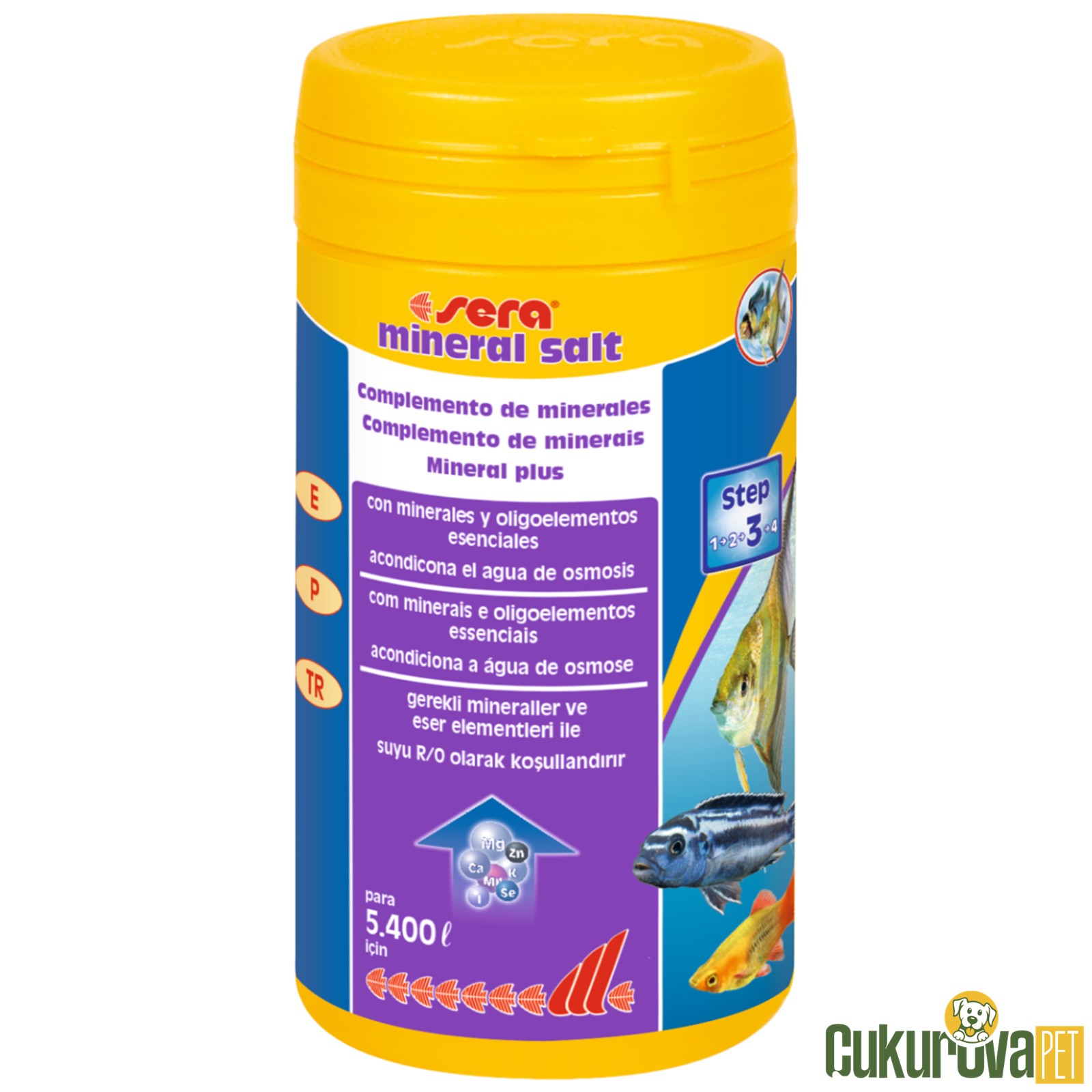 Sera Mineral Salt Akvaryum Tuzu 250 Ml