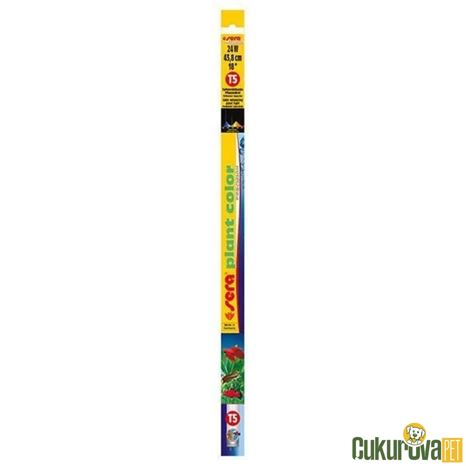 Sera Plant Color T-5 Akvaryum Aydınlatma Florasanı 4900K - 43.8 Cm - 24 W