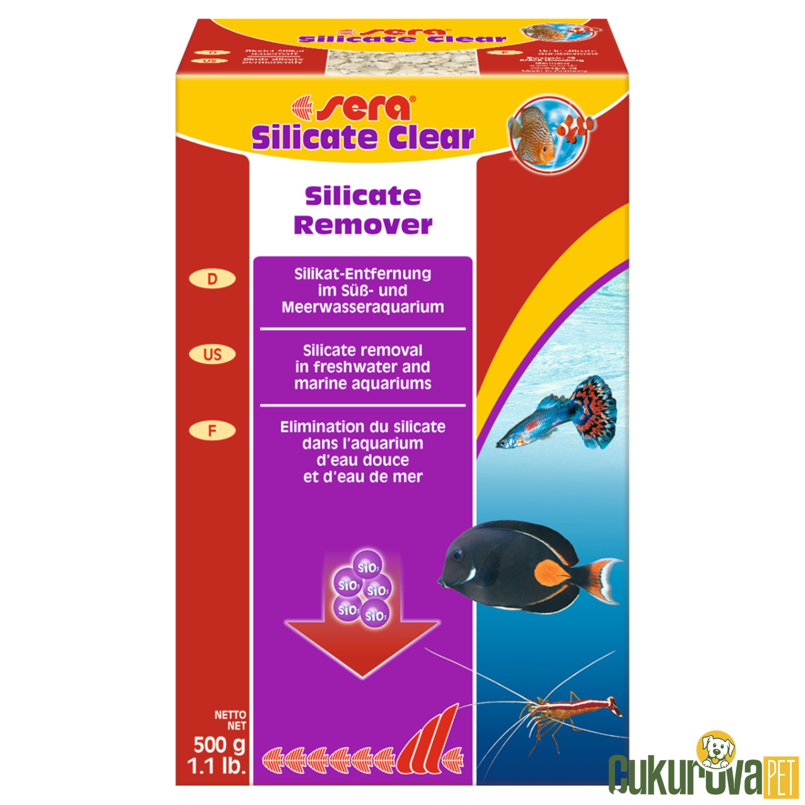 Sera Fi̇ltre Malzemesi̇ Silicate Clear 500 Gr