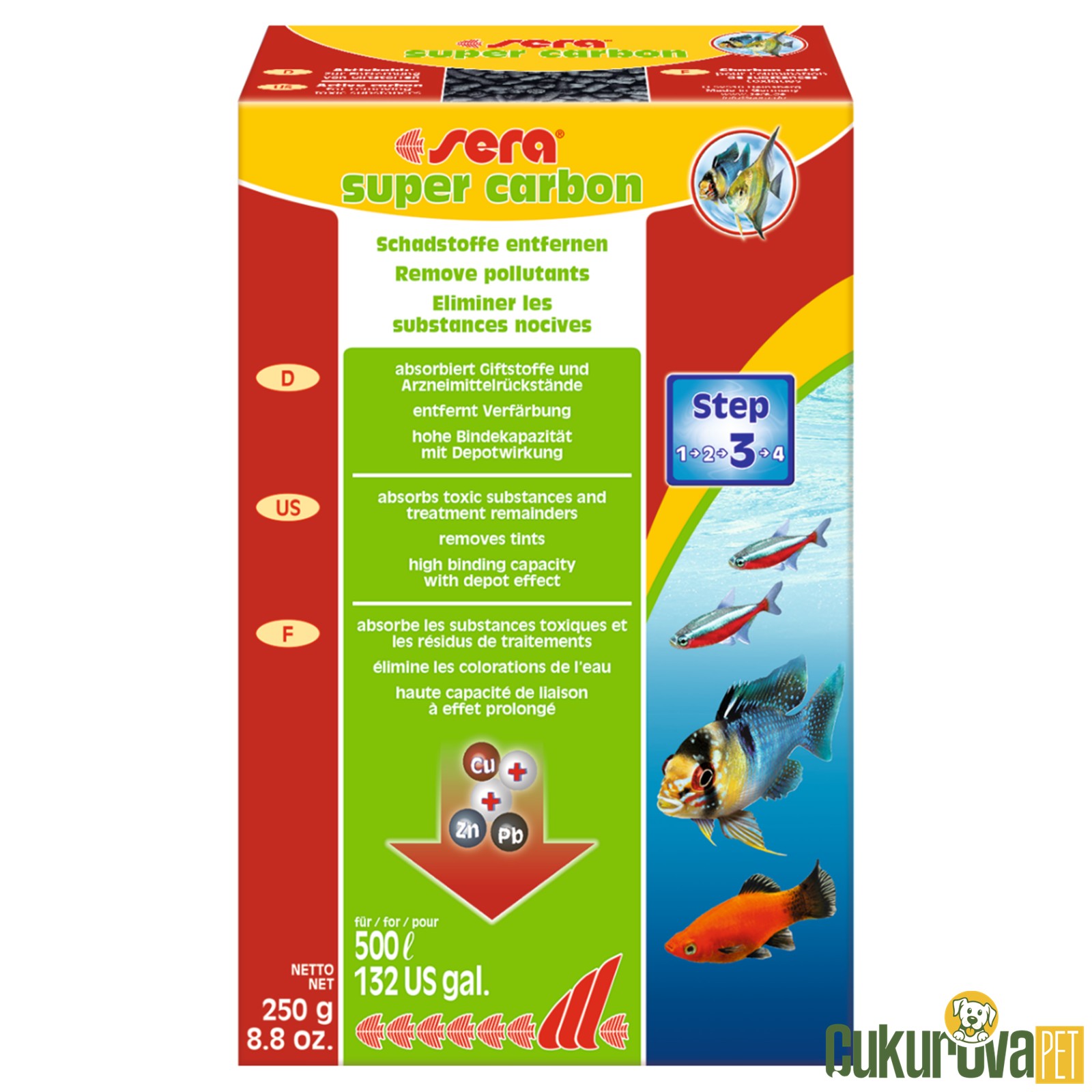 Sera Super Carbon Akti̇f Karbon 250 Gr