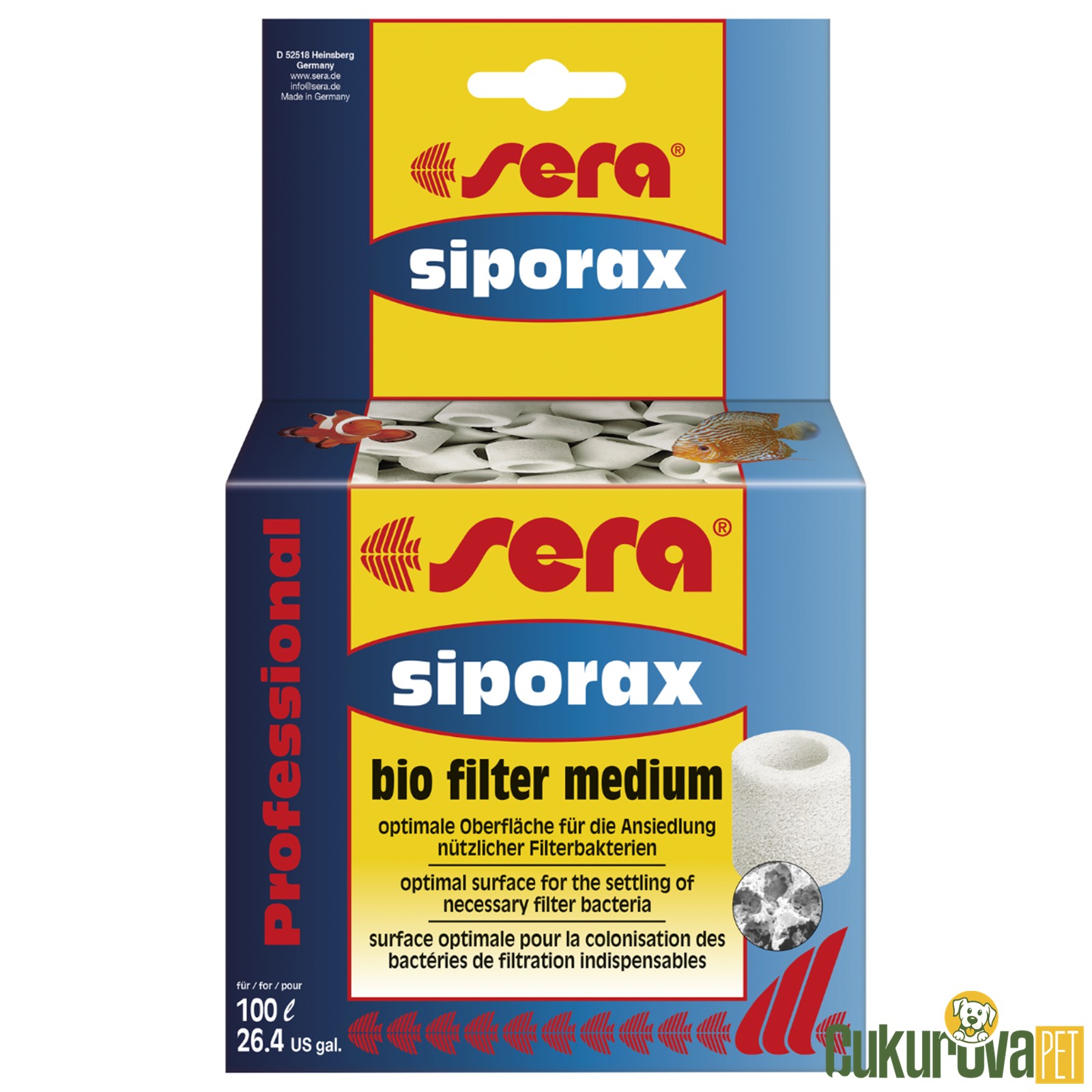 Sera Siporax 500 Ml - 15 Mm