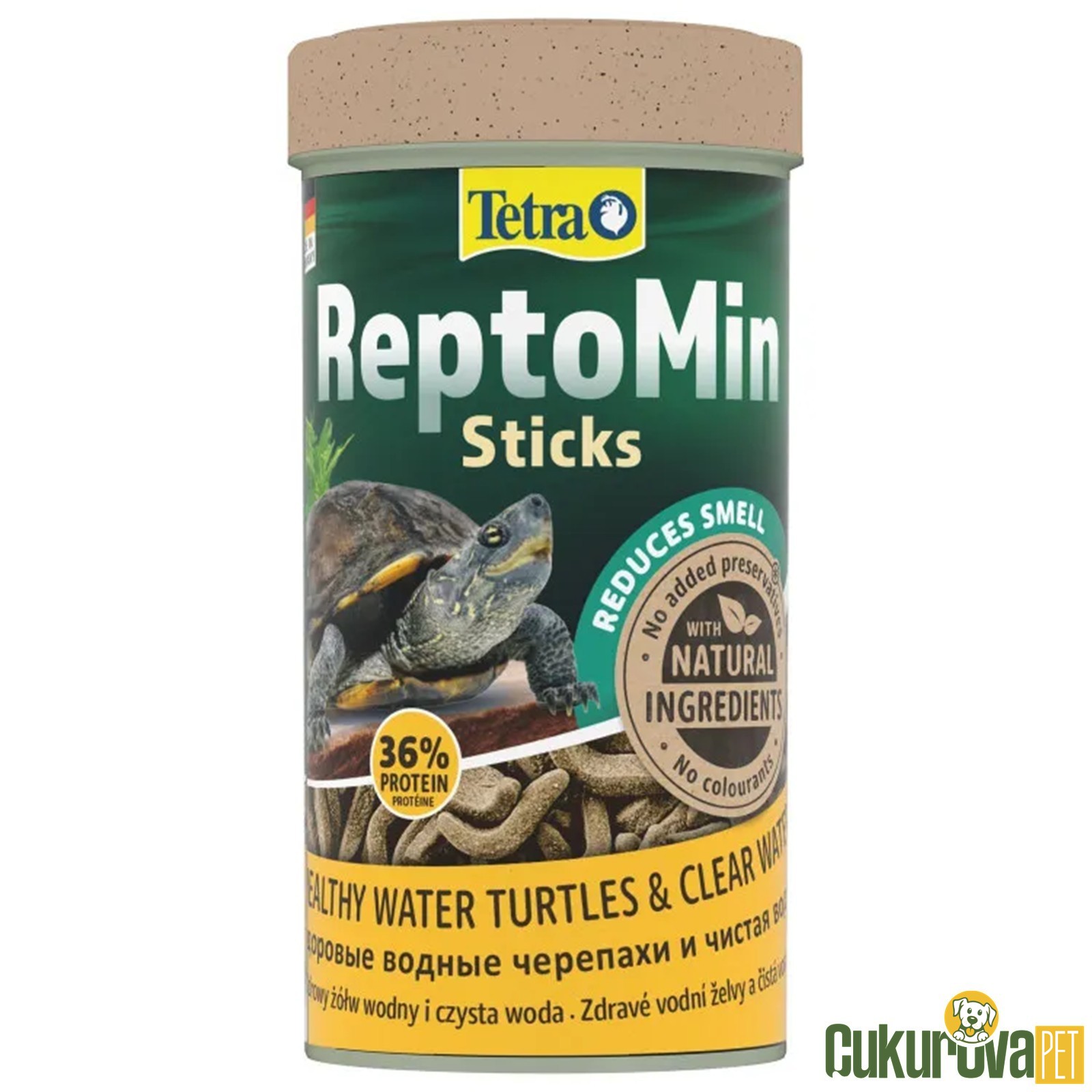 Tetra ReptoMin Sticks Kaplumbağa Yemi̇ 1 L - 270 Gr