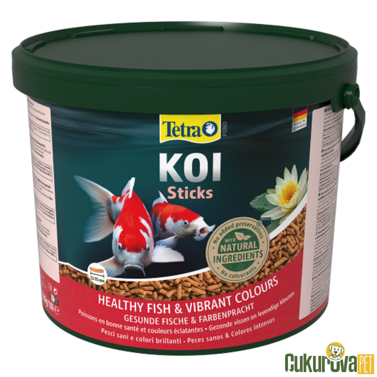 Tetra Pond Koi Sticks Kırmızı - 10 L / 1500 Gr