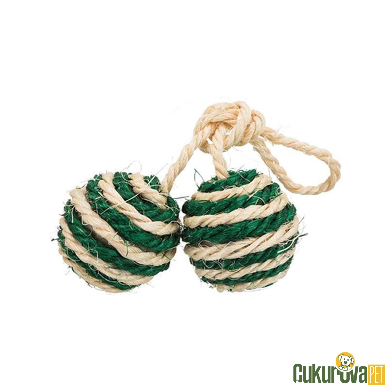 Trixie İki̇li̇ Top Kedi̇ Oyuncaği 4.5 Cm - Karışık Renkli̇