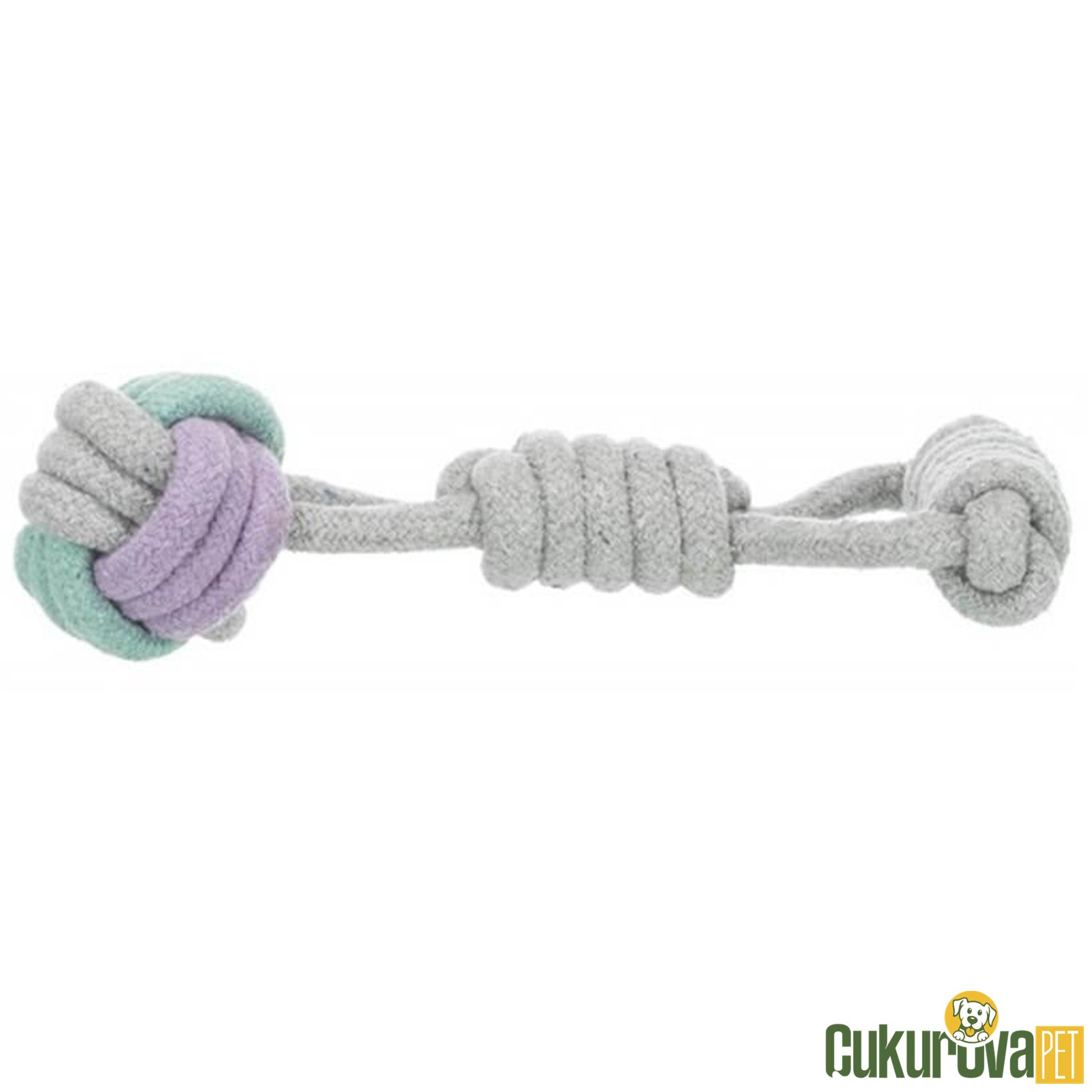 Trixie İpli̇ Top Yavru Köpek Oyuncağı 15 x 23 Cm