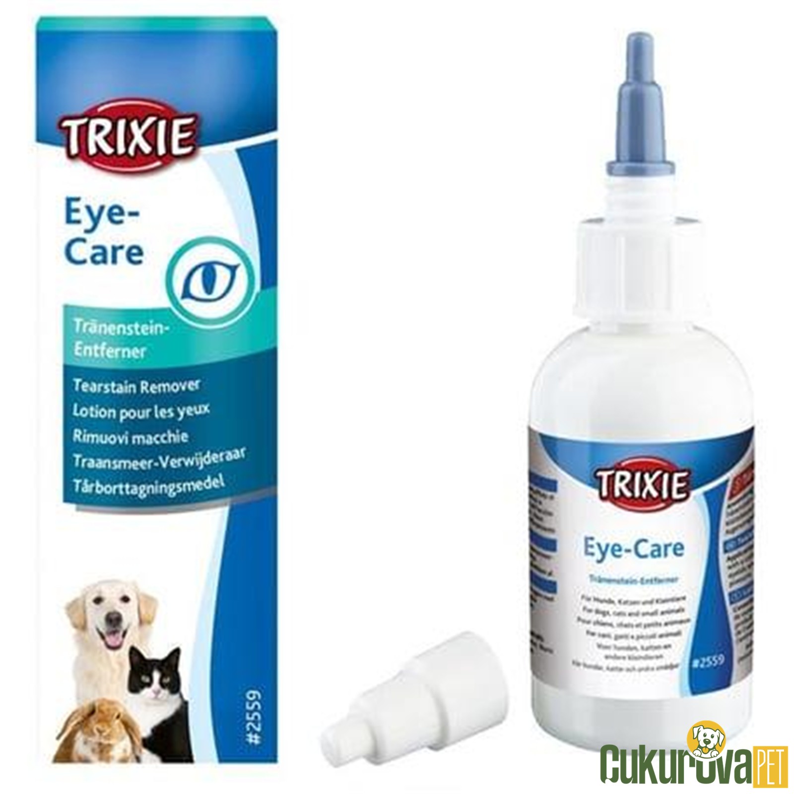 Trixie Kedi̇ Köpek Ve Kemi̇rgenler İçi̇n Gözyaşi Lekesi̇ Temi̇zleyi̇ci̇si̇ 50 Ml