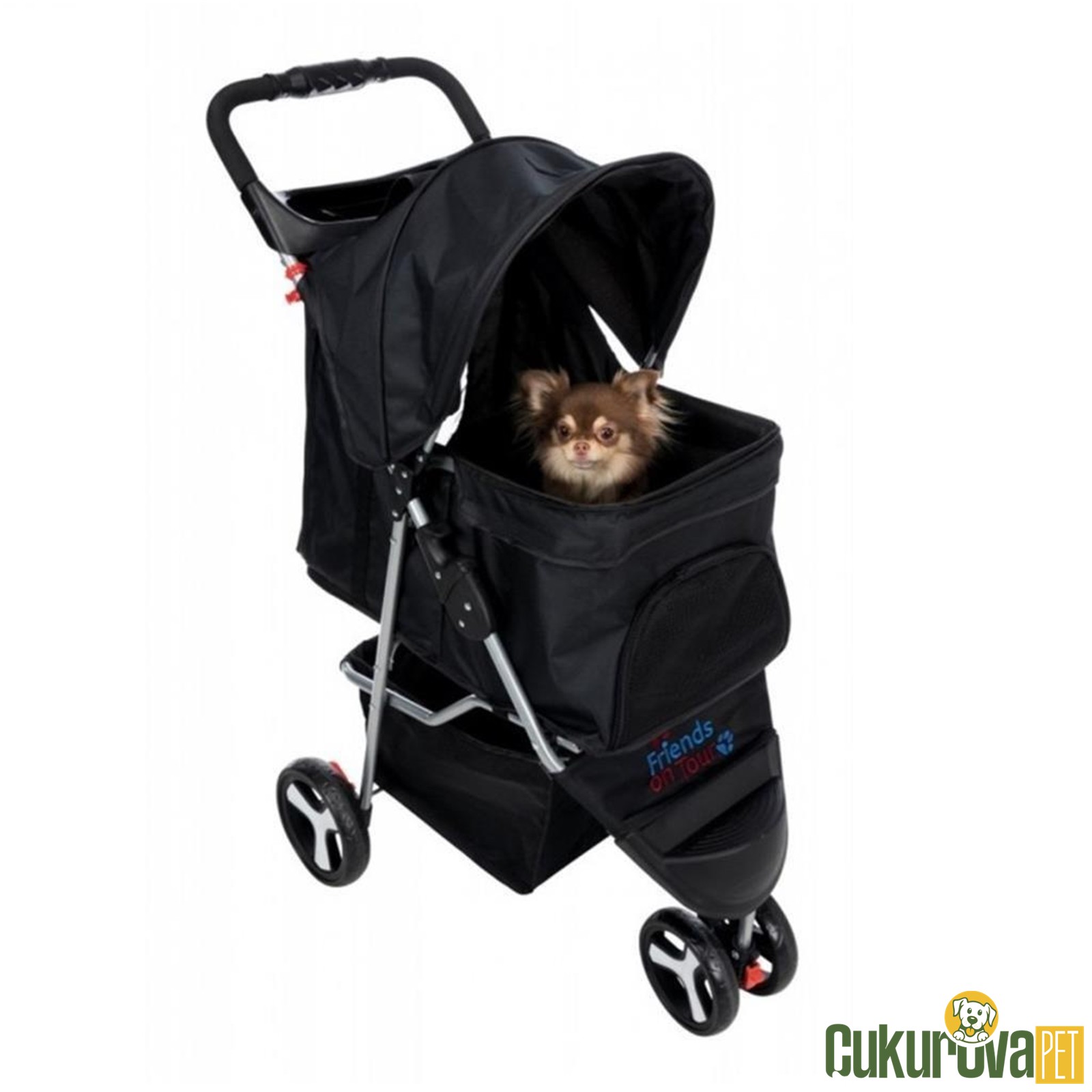 Trixie Katlanabi̇li̇r Kedi̇ Ve Köpek Taşıma Pusedi 4.6 Kg, 47 x 100 x 80 Cm - Si̇yah