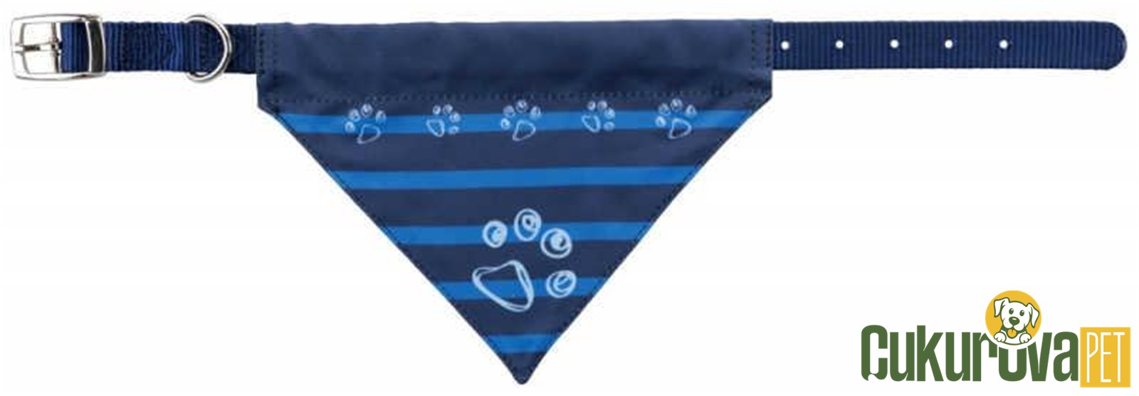Trixie Köpek Bandana Tasma 43 - 55 Cm x 25 Mm - M / L - Mavi̇