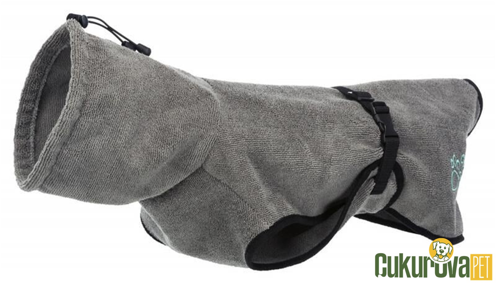 Trixie Köpek Havlu Bornoz Xs - 30 Cm - Gri̇