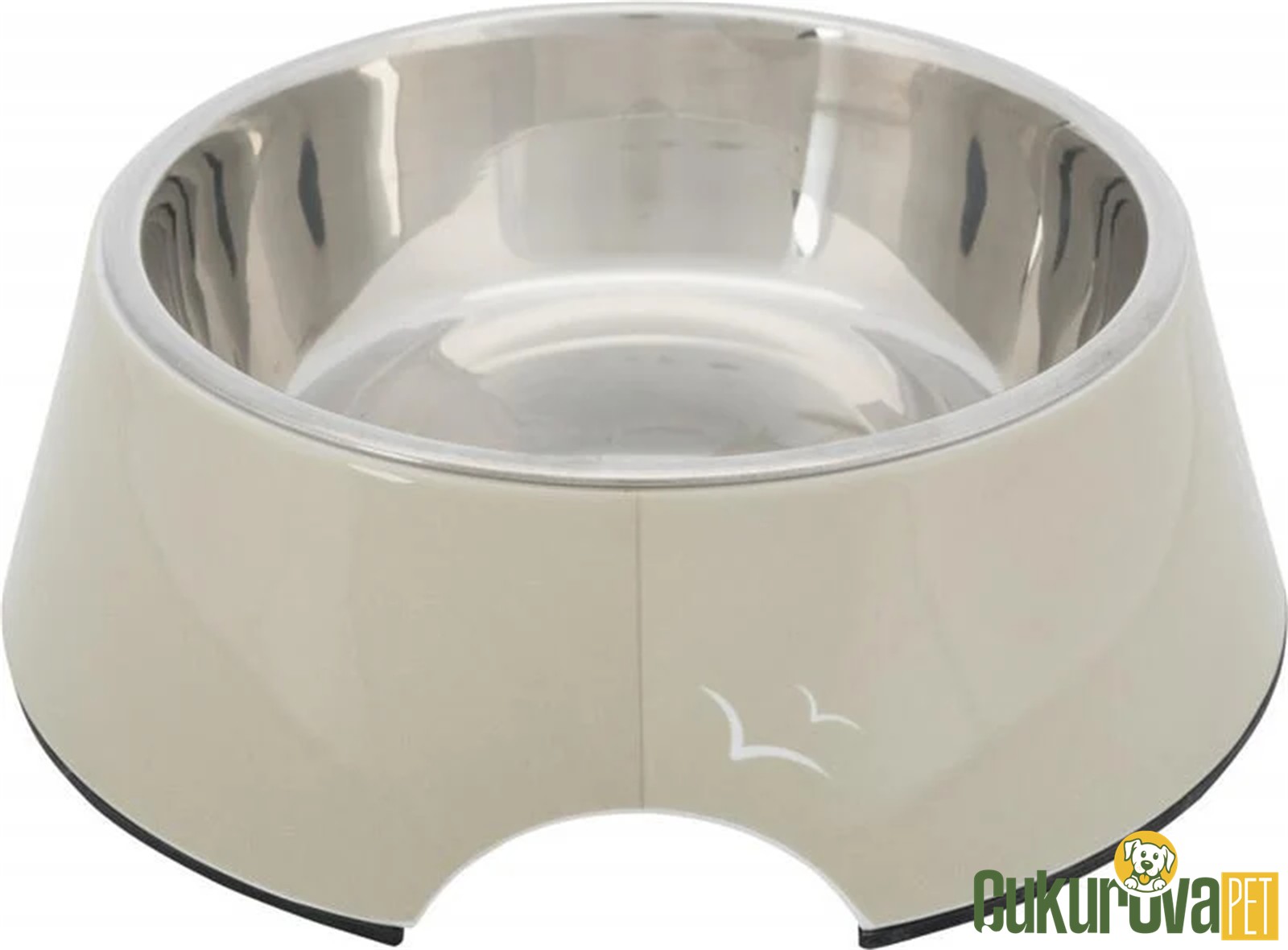 Trixie Köpek Mama Ve Su Kabi Melamin Paslanmaz Çeli̇k 800 Ml - 22 Cm - Kum Beji̇