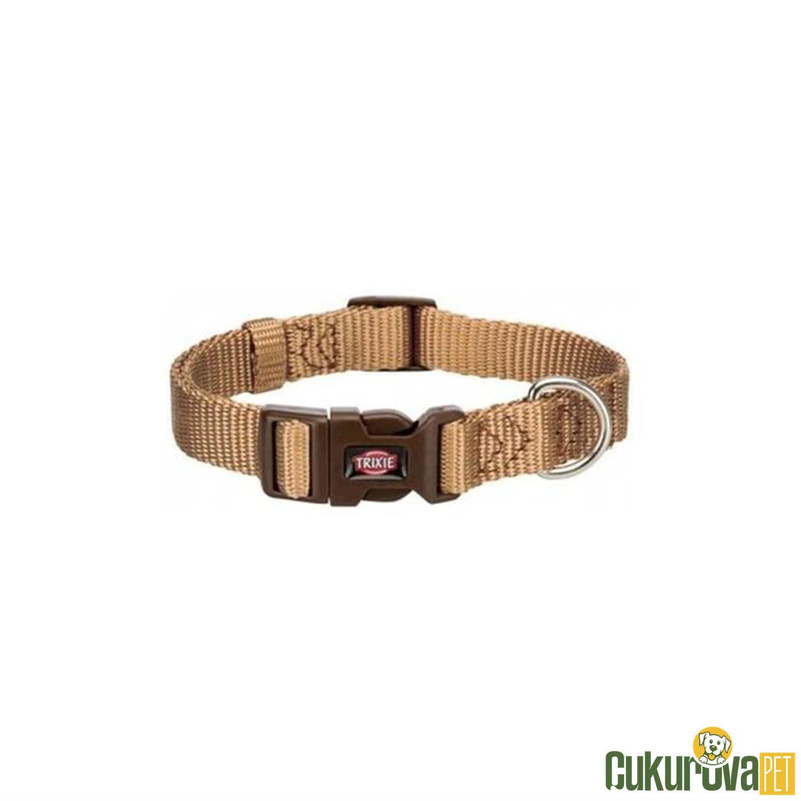 Trixie Premium Köpek Boyun Tasması 25 - 40 Cm x 15 Mm - S - Açık Kahvrengi̇