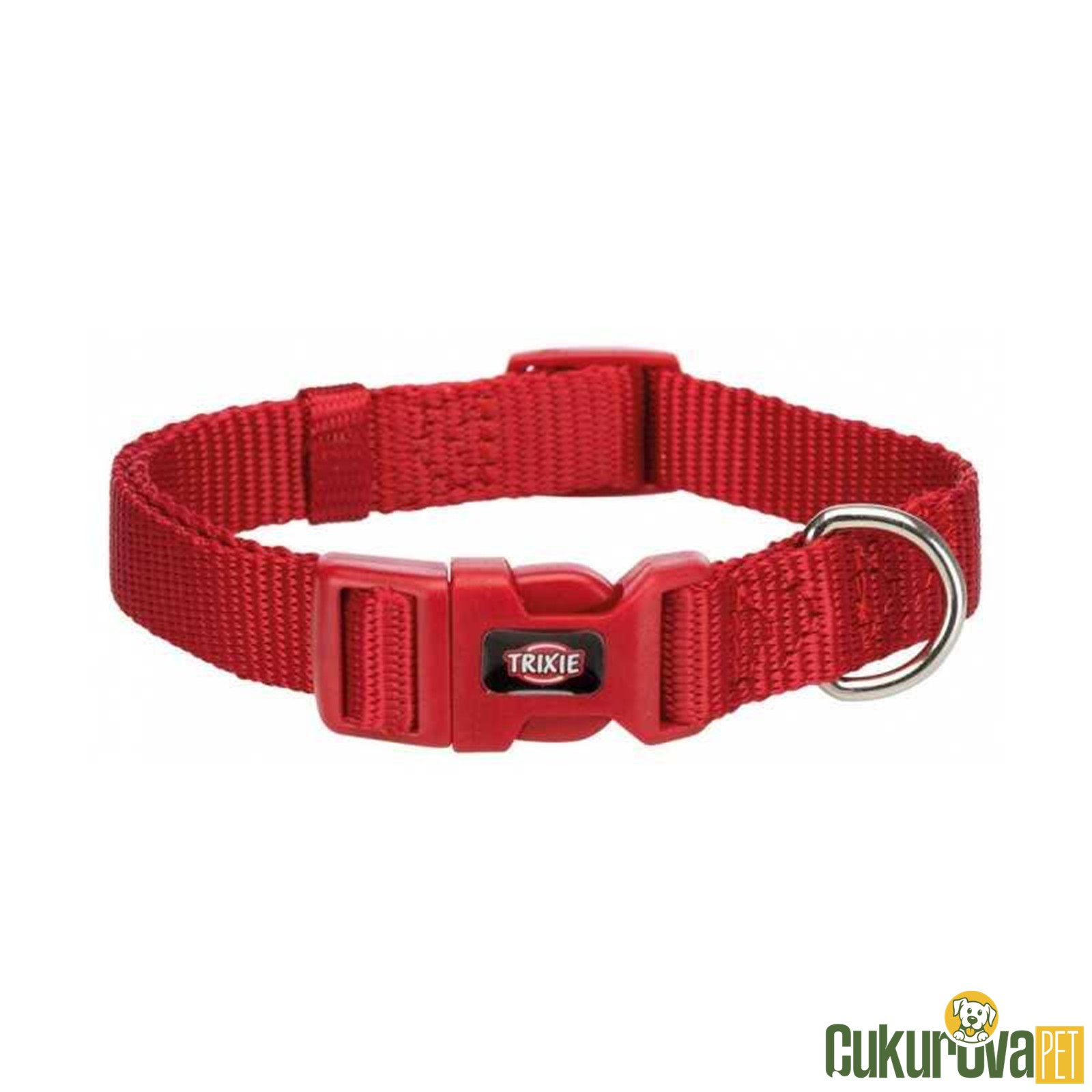 Trixie Premium Köpek Boyun Tasması 25 - 40 Cm x 15 Mm - S - Kırmızı