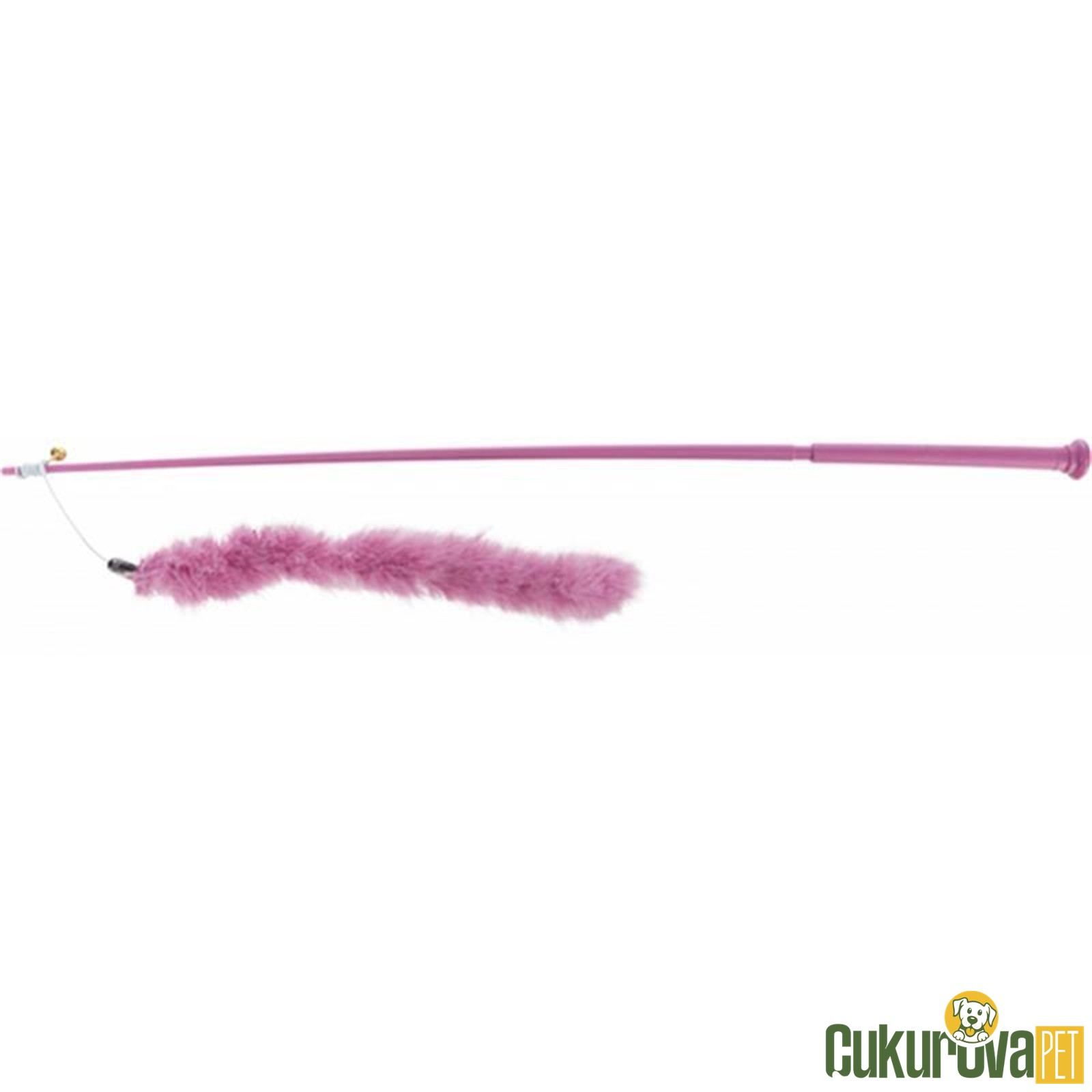 Trixie Peluş Kuyruklu Olta Kedi̇ Oyuncaği 65 Cm - Karışık Renkli̇