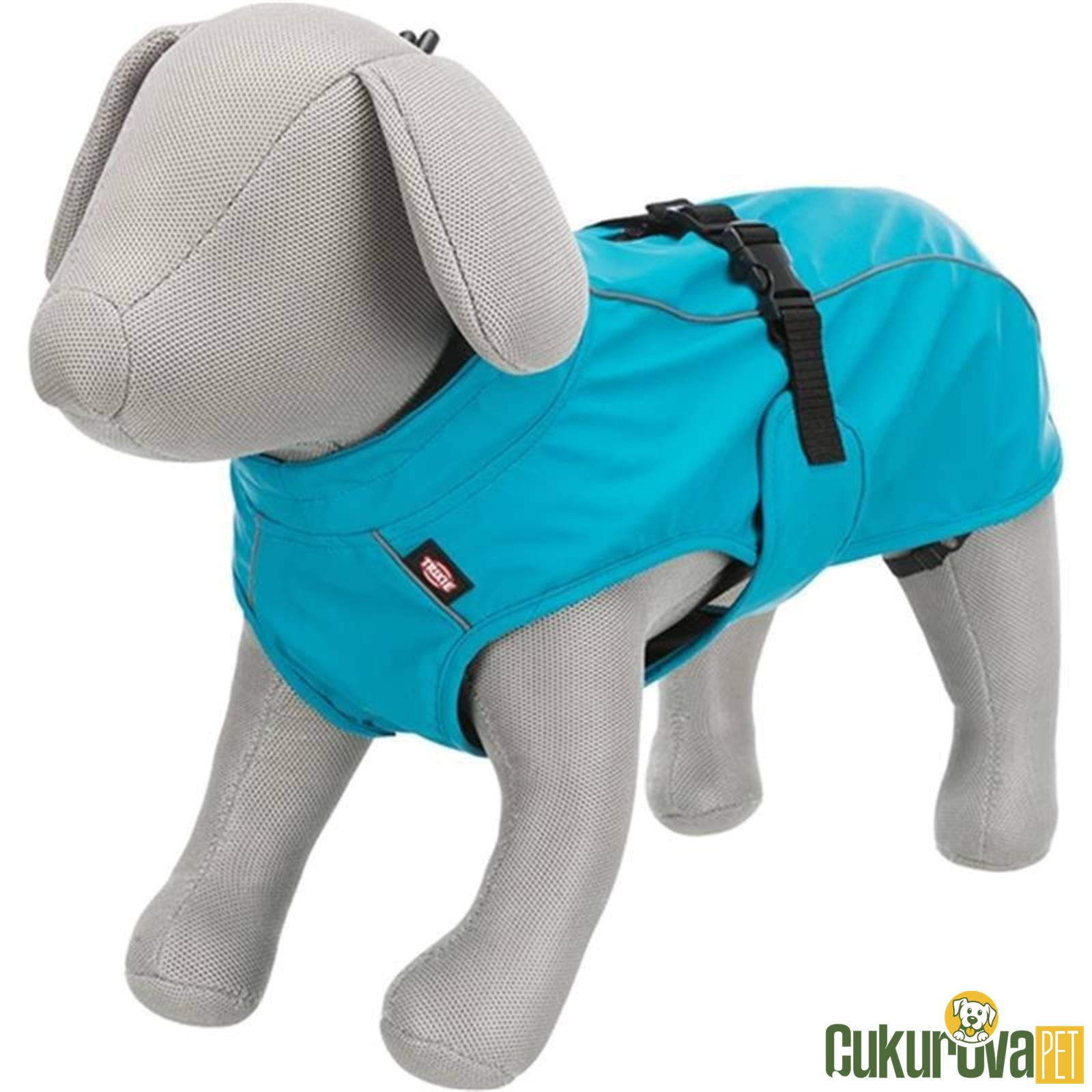 Trixie Su Geçi̇rmez Polar Köpek Montu 25 Cm - Xs Turkuaz