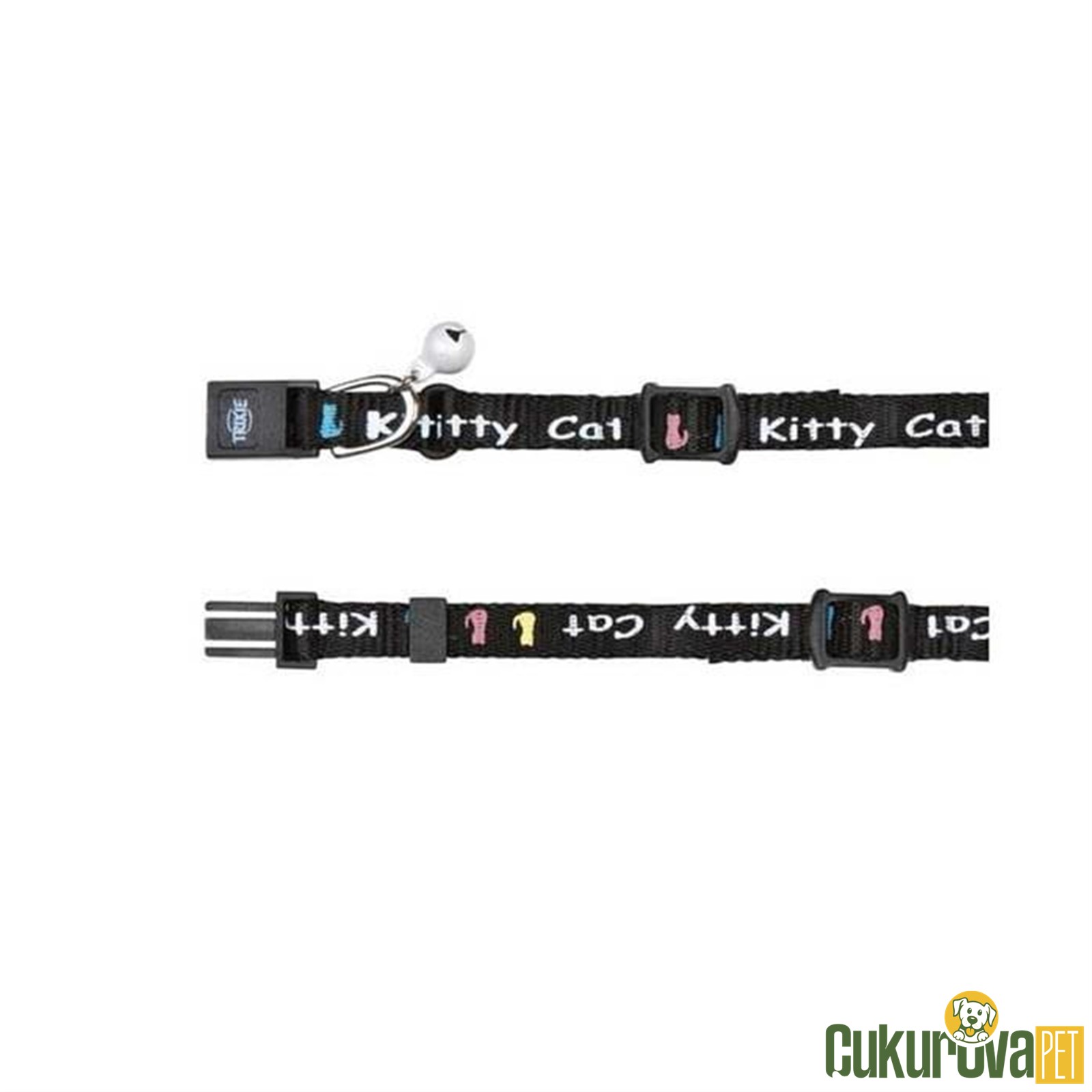 Trixie Kitty Cat Yavru Kedi Boyun Tasması Karışık Renkli M / Ayarlanabilir