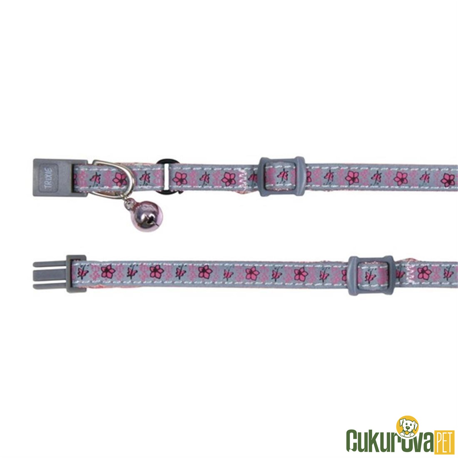 Trixie Ayarlanabi̇li̇r Fosforu Yavru Kedi̇ Tasması M - 15 - 30 Cm / 8 Mm