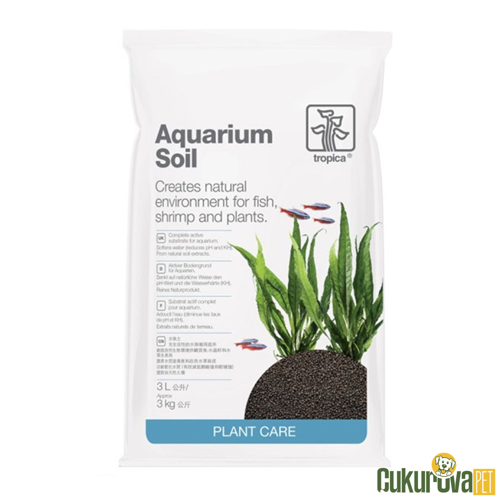 Tropica Aquarium Soil - Bi̇tki̇ Kumu 3 L