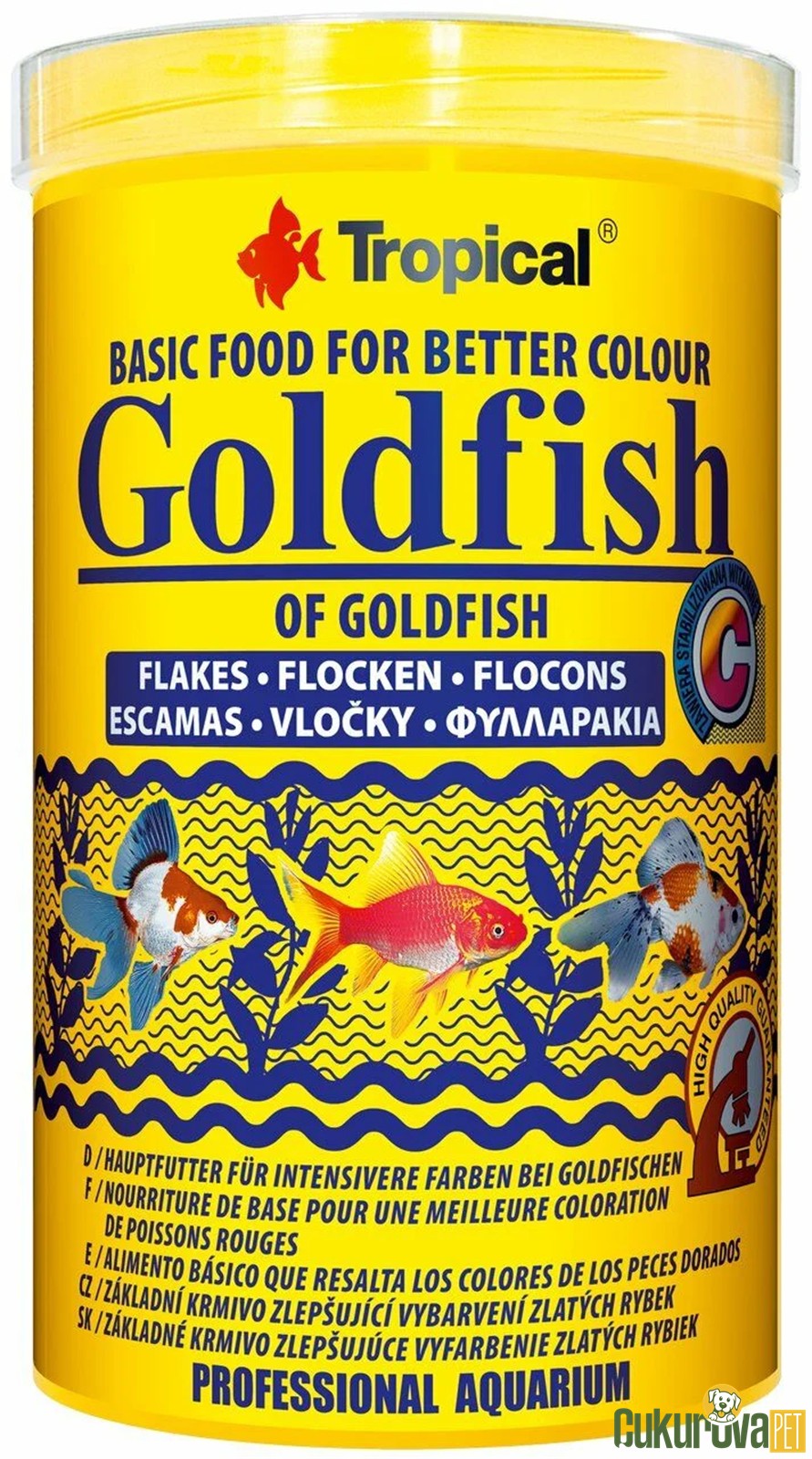 Tropical Goldfish Flakes Pul Yem 100 Ml - 20 Gr