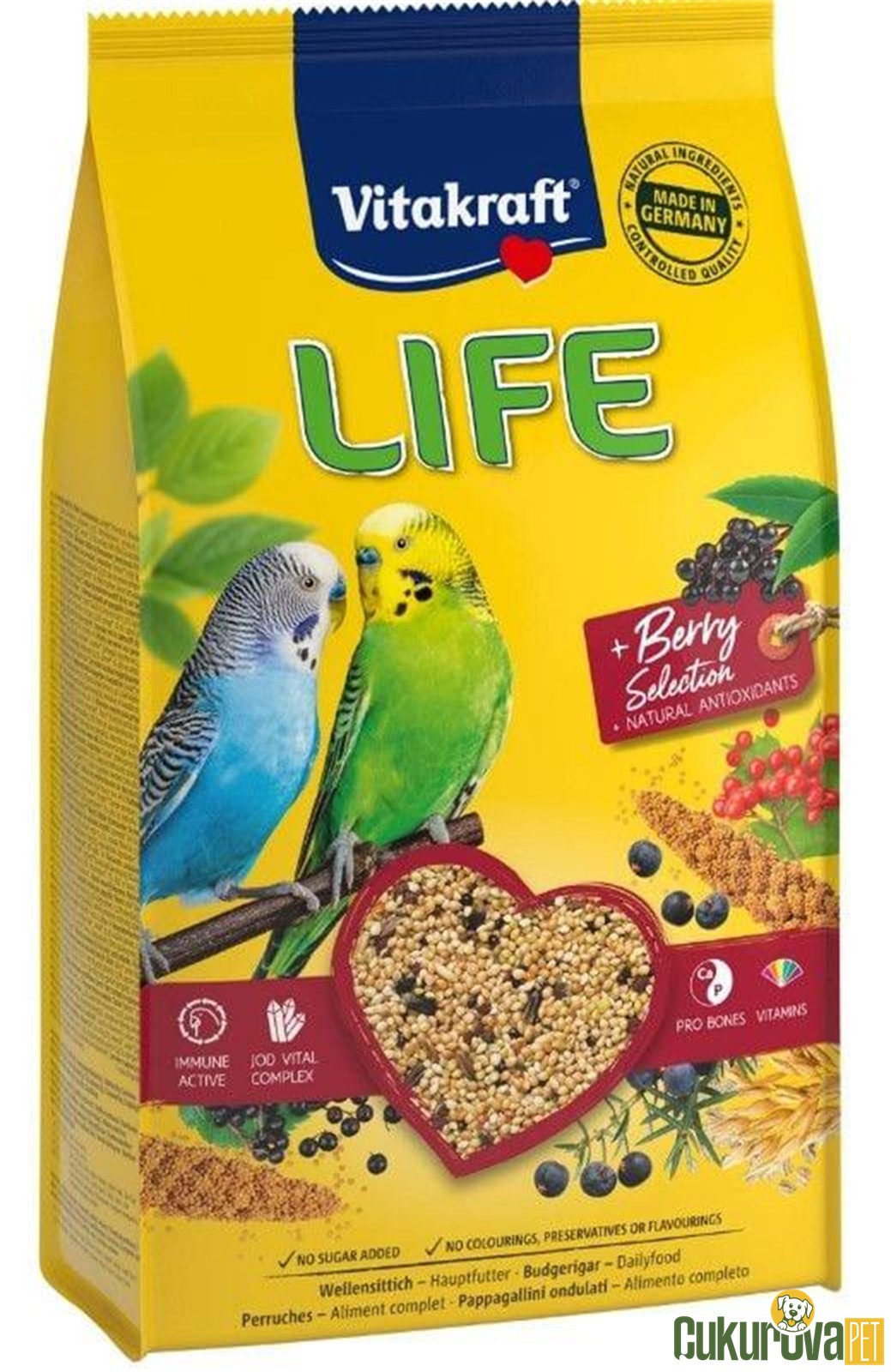 Vitakraft Life Muhabbet Kuşu Yemi 800 Gr