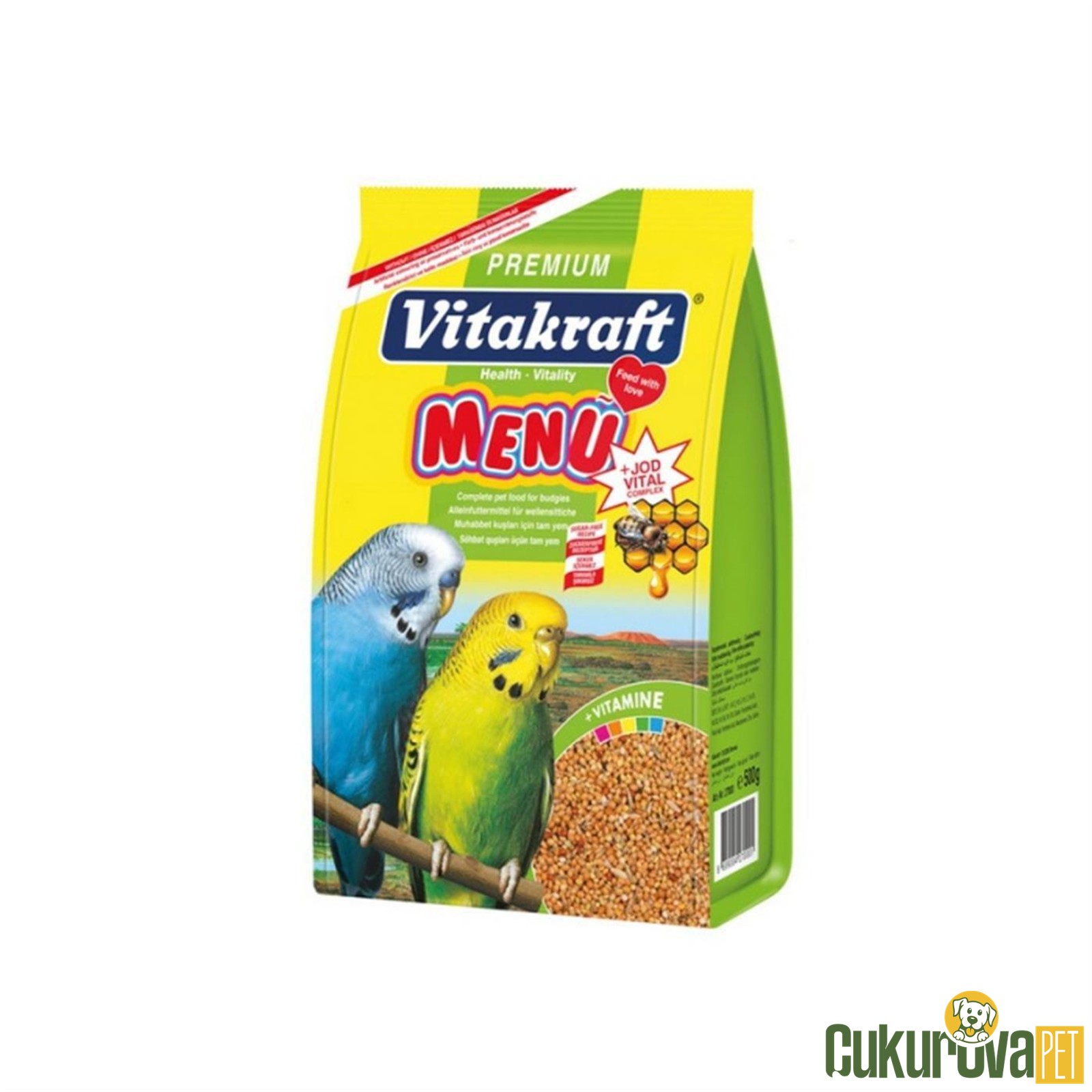 Vitakraft Menu Vital Ballı Muhabbet Kuşu Yemi 500 Gr